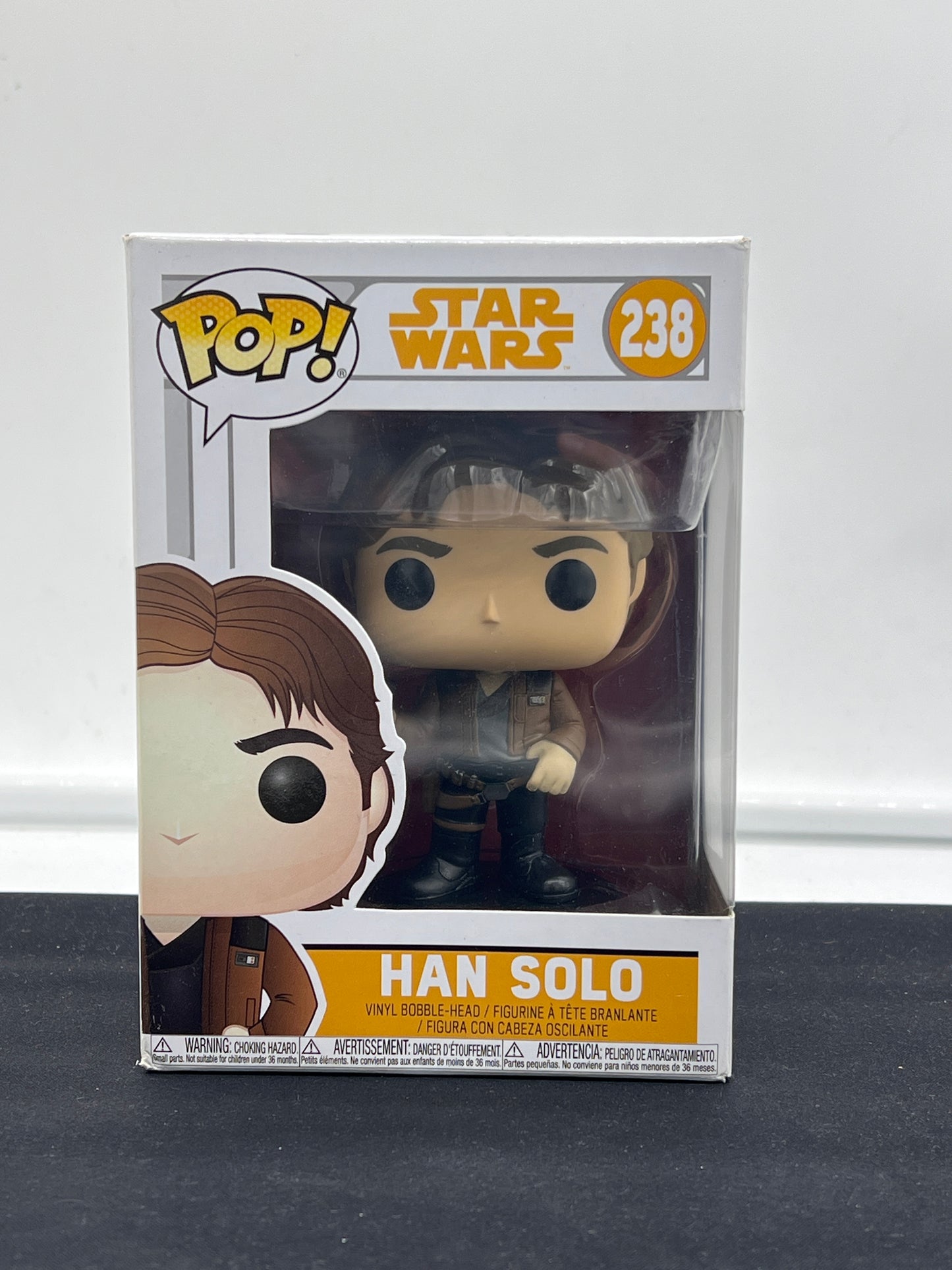 Auction Lot 89: Pop Funko Vinyl Figure Star Wars 238 Han Solo