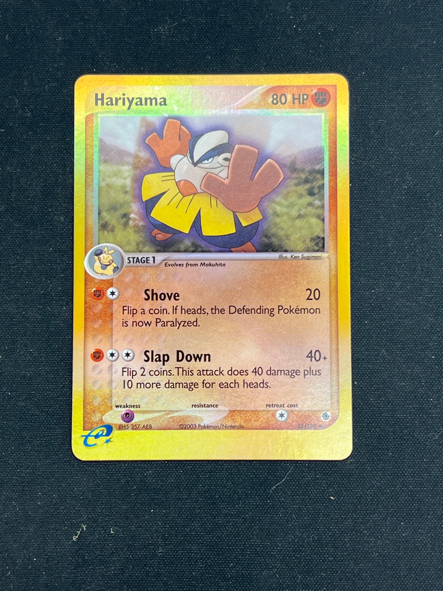Auction Lot 237: Pokemon Cards Hariyama Reverse Holo Ruby Sapphire Condition Vary