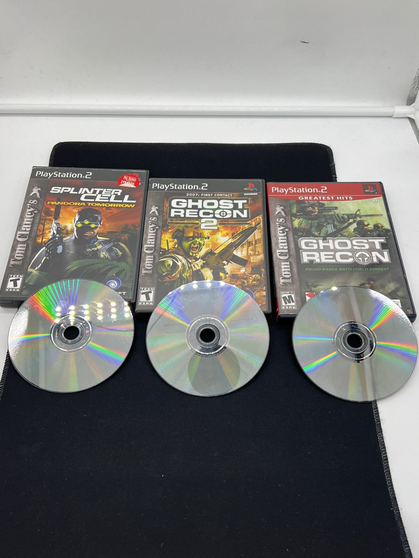 Auction Lot 190: PlayStation 2 Video Game Tom Clancy Lot