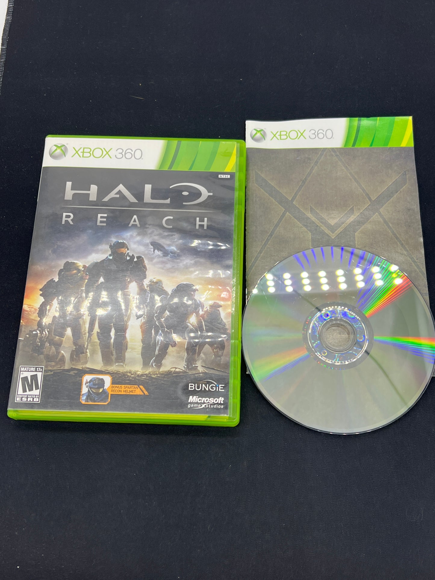 Auction Lot 216: XBOX 360 Video Game Lot of 3 Halo Reach Wars Halo 4 CIB