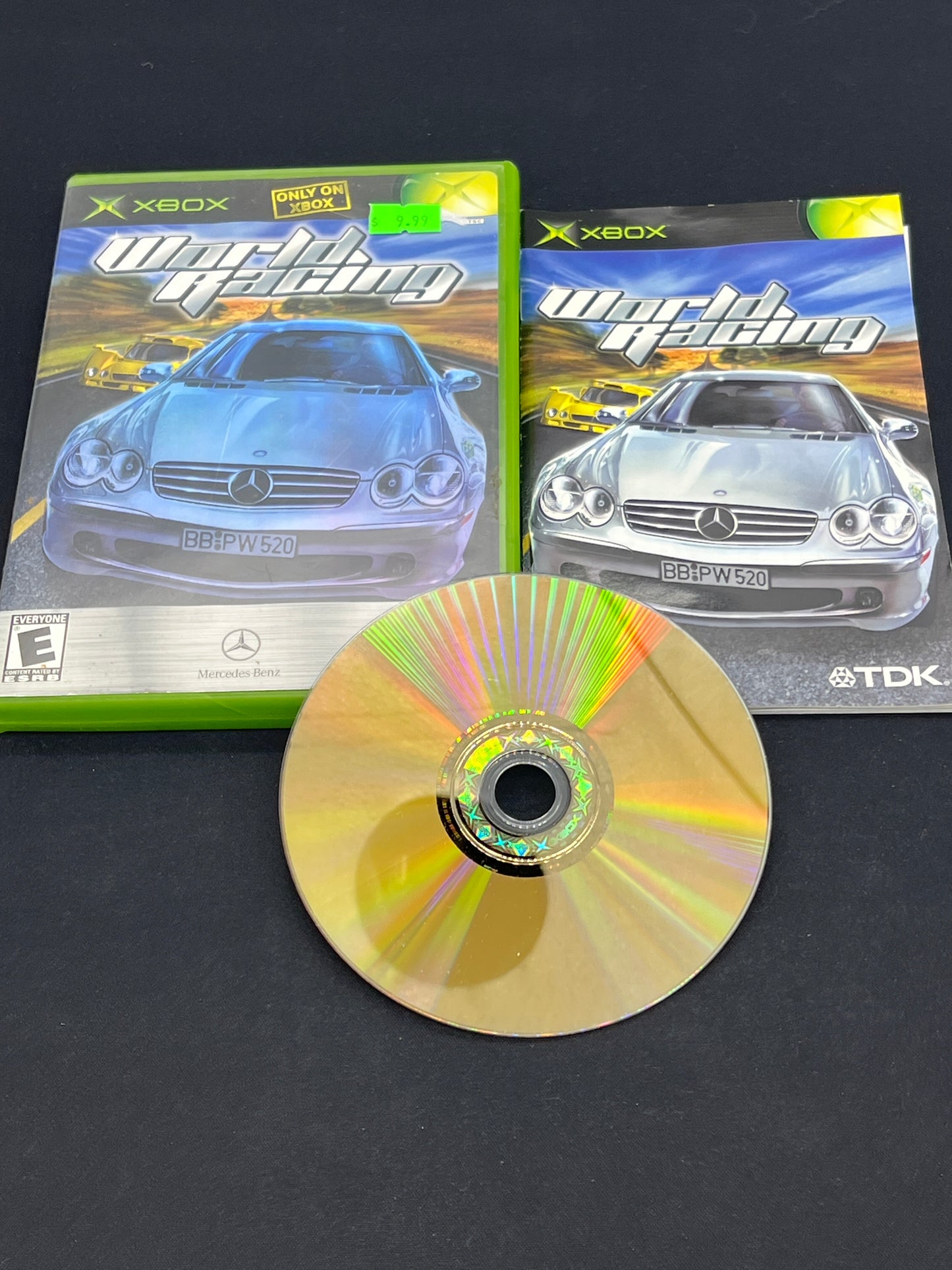 Auction Lot 125: XBOX Video Game World Racing CIB
