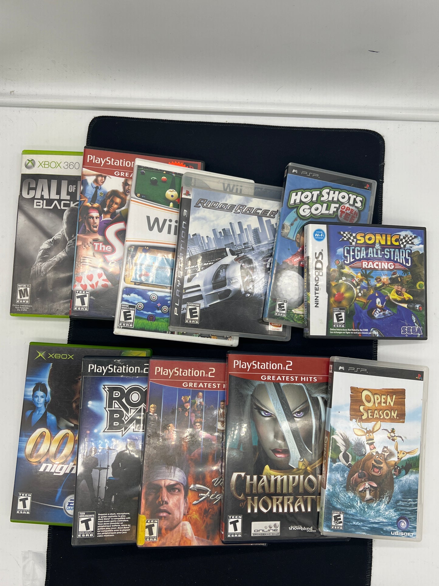 Auction Lot 337: Assorted Empty Video Game Case Lot