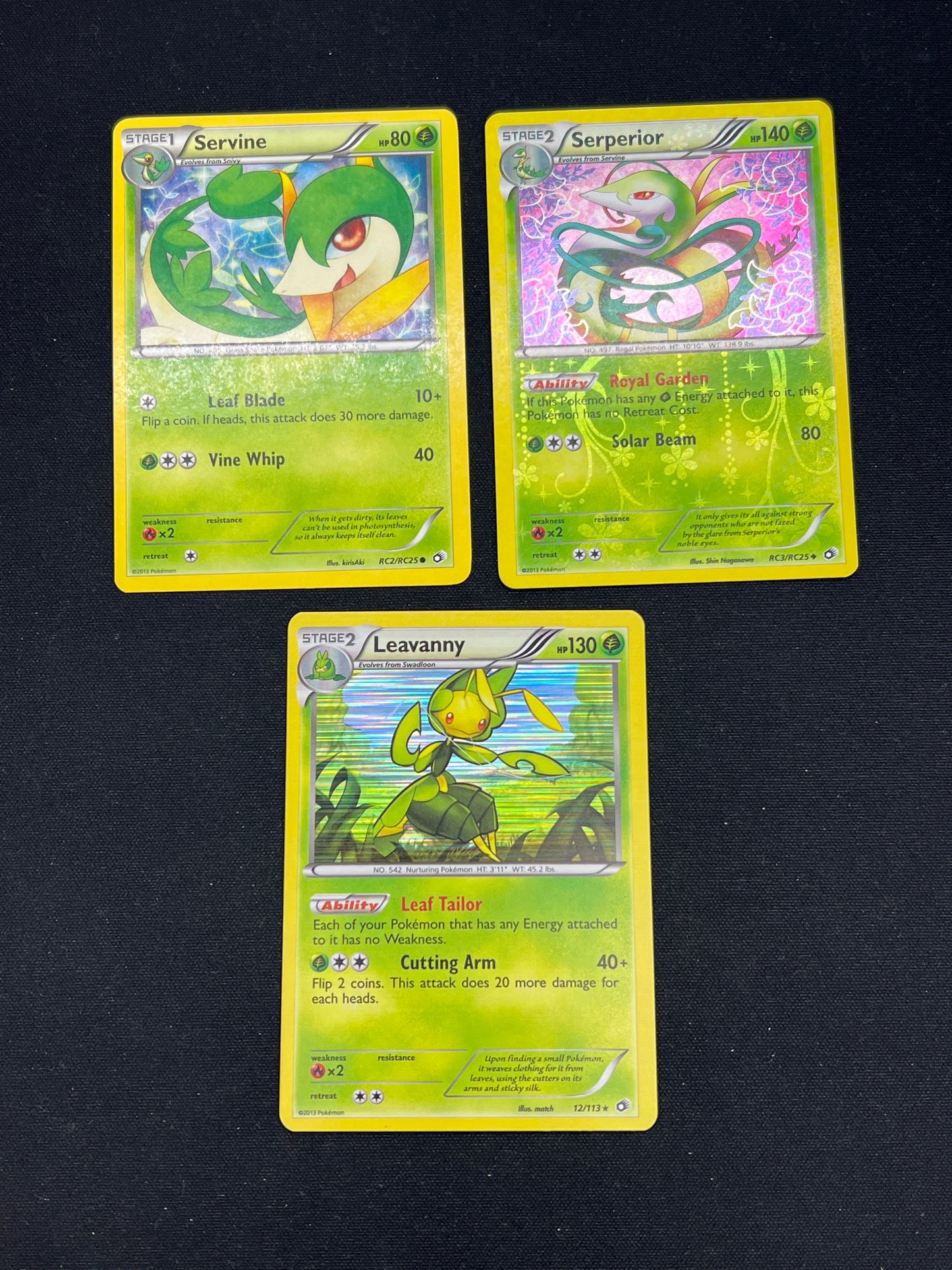 Auction Lot 308: Pokemon Cards Lot of 3 Radiant Collection Holos Legendary Treasures Conditions Vary