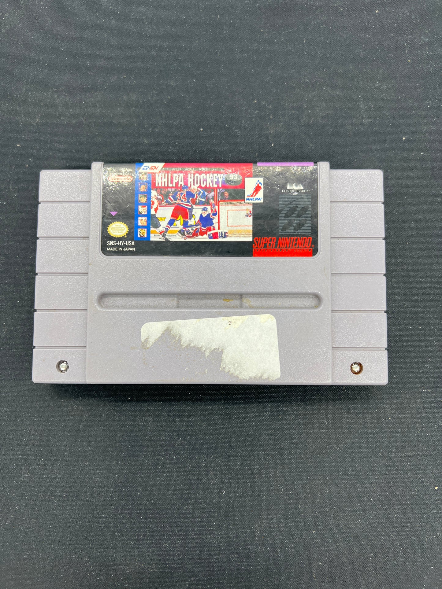 Auction Lot 165: SNES Video Game NHLPA Hockey Loose