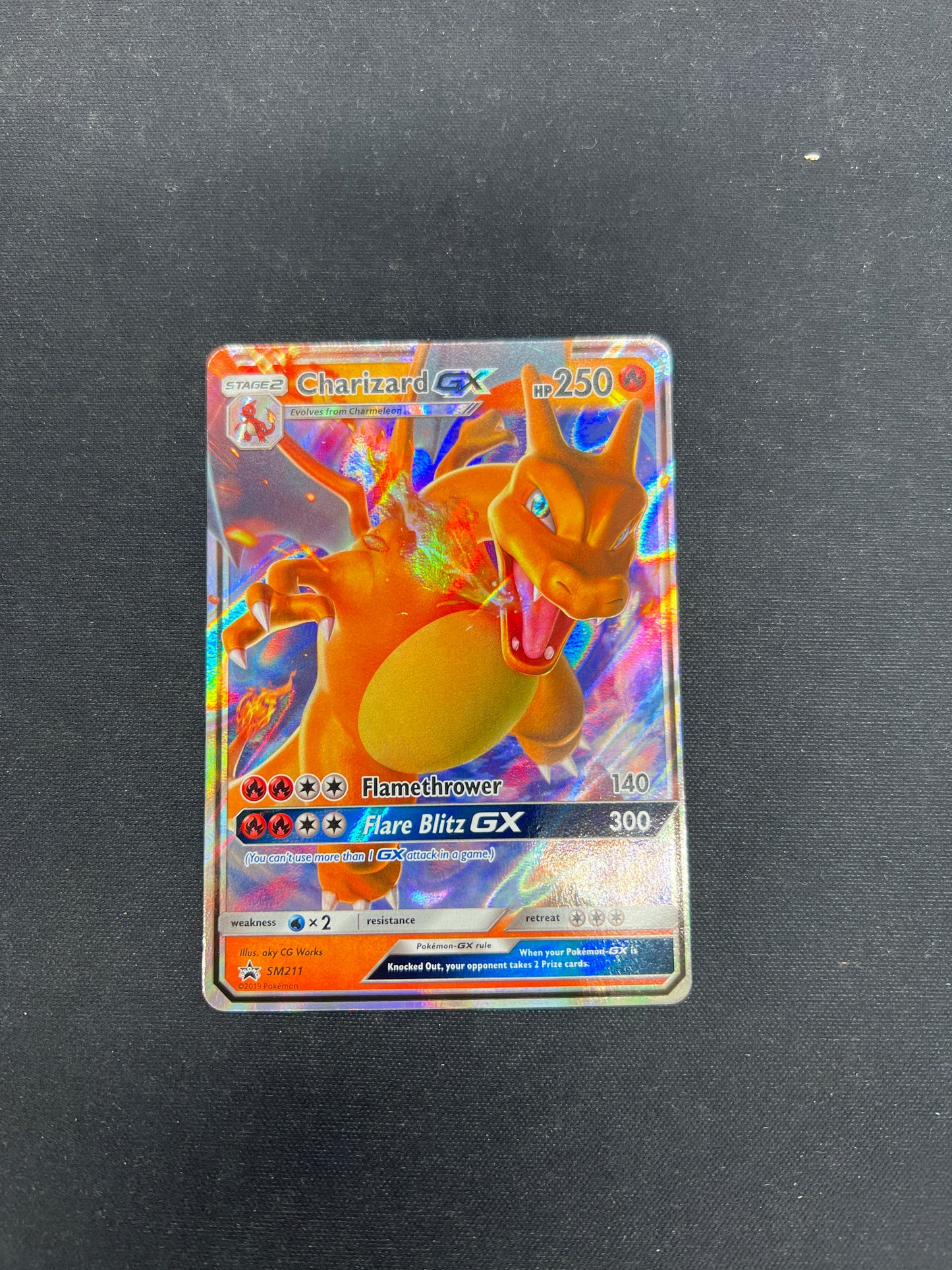 Auction Lot 159: Pokemon Cards Charizard GX SM Promo Conditions Vary