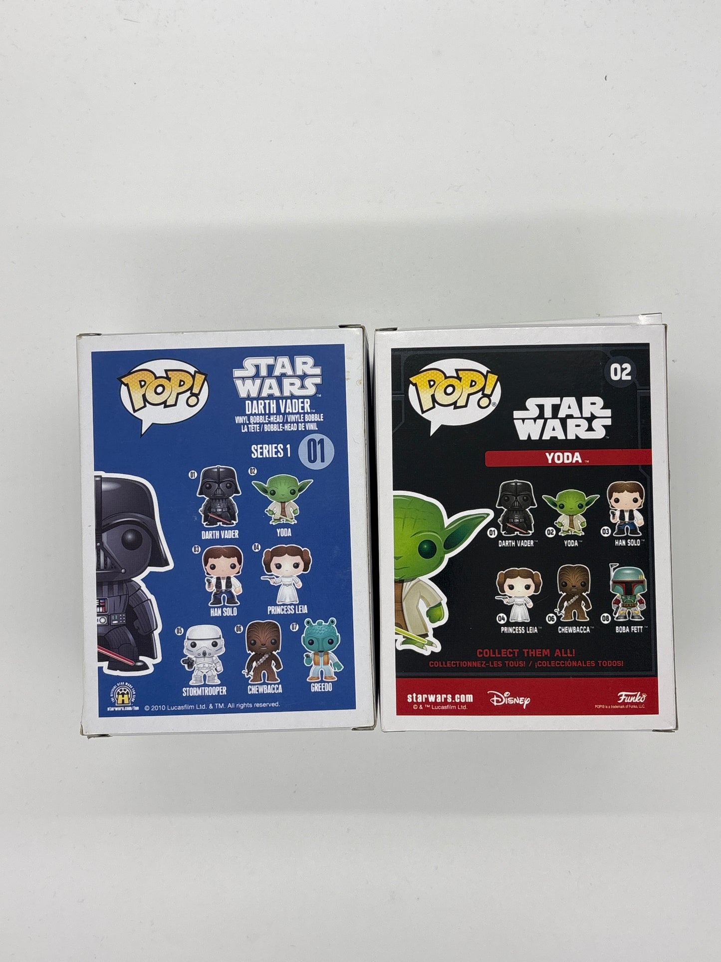 Auction Lot 165: Pop Funko Star Wars Series 01 02 Lot