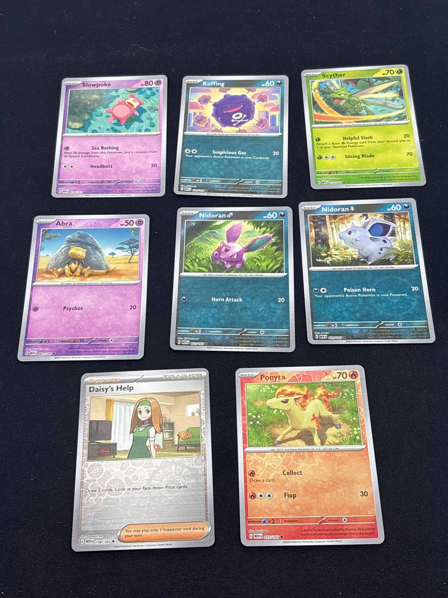 Auction Lot 86: Pokemon Cards Assorted Lot of 8 SV Reverse Holos Conditions Vary