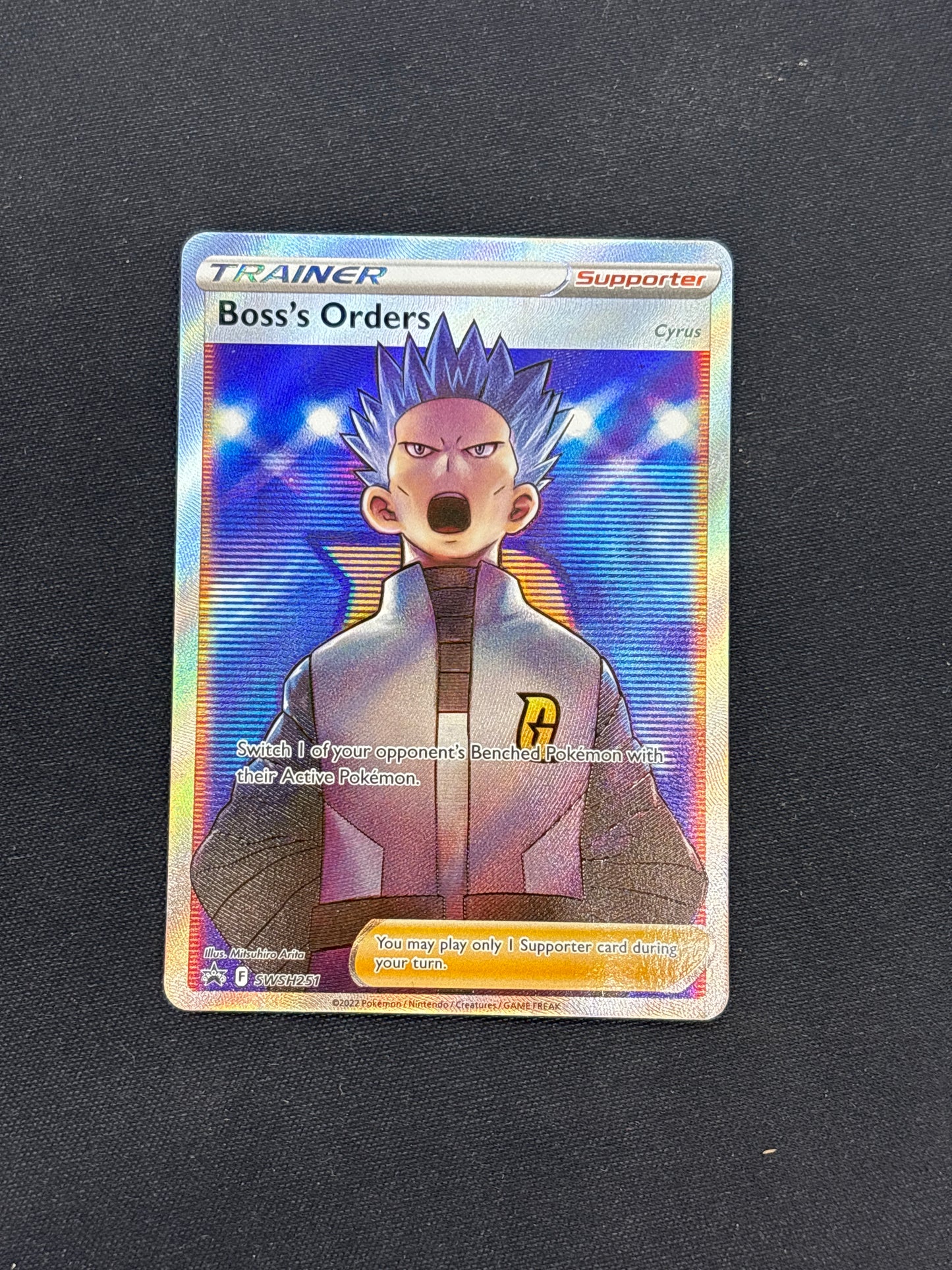 Auction Lot 242: Boss’s Orders SWSH 251 Card Conditions Vary