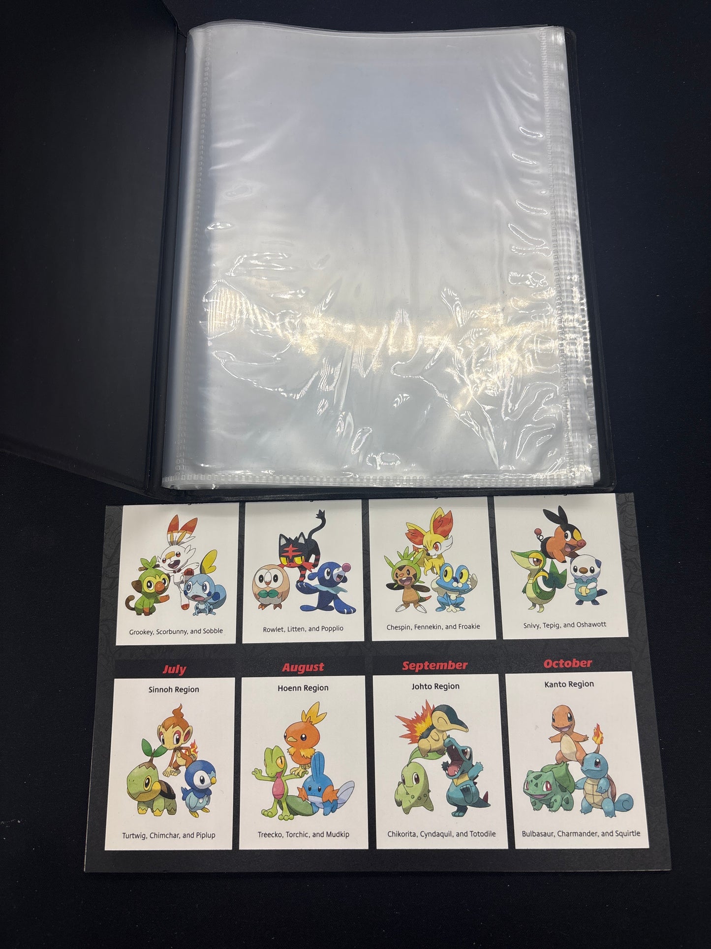 Auction Lot 393: Pokemon Celebrations Jumbo Card Binder Single Page Lightly Used
