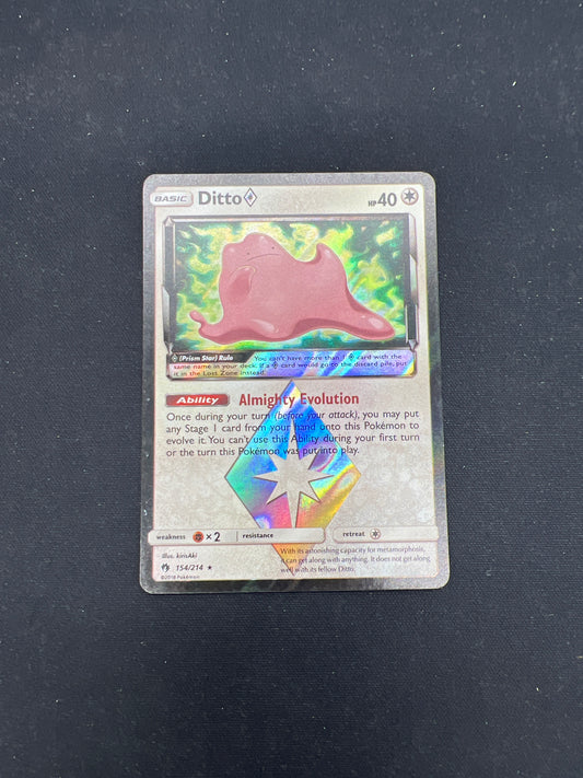 Auction Lot 266: Pokemon Cards Ditto Prism Holo Conditions Vary