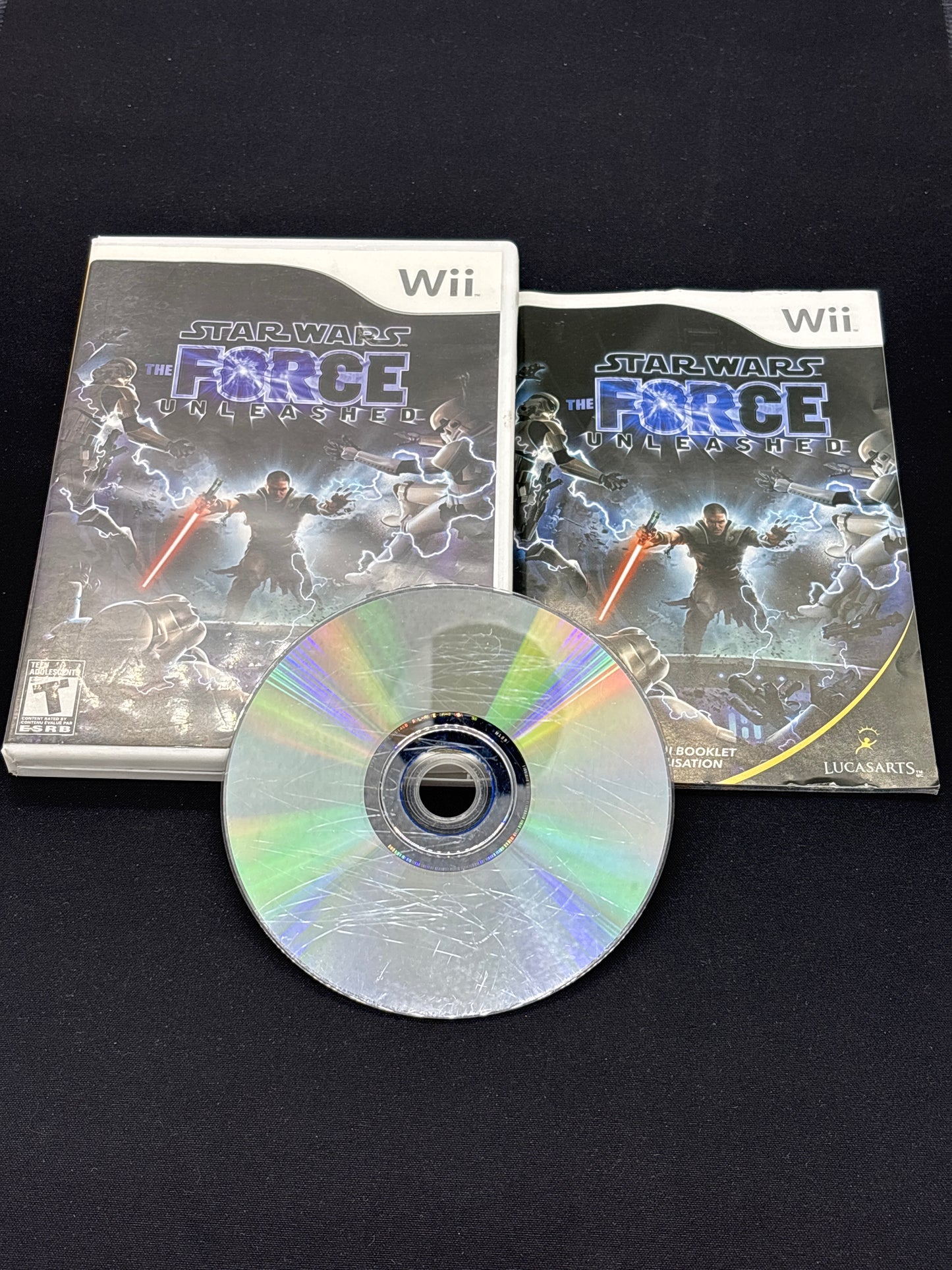 Auction Lot 113: Star Wars The Force Unleashed Video Game Nintendo Wii CIB