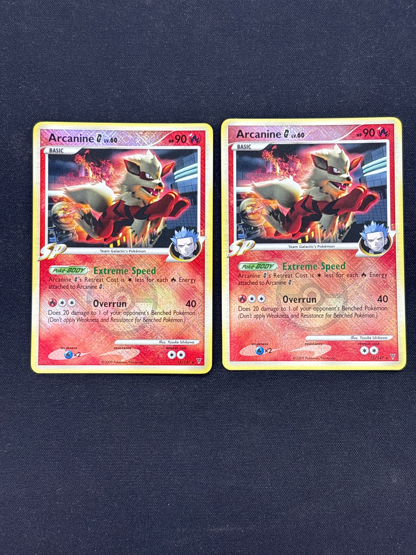 Auction Lot 15: Arcanine Pokeball Holo Card Lot Conditions Vary