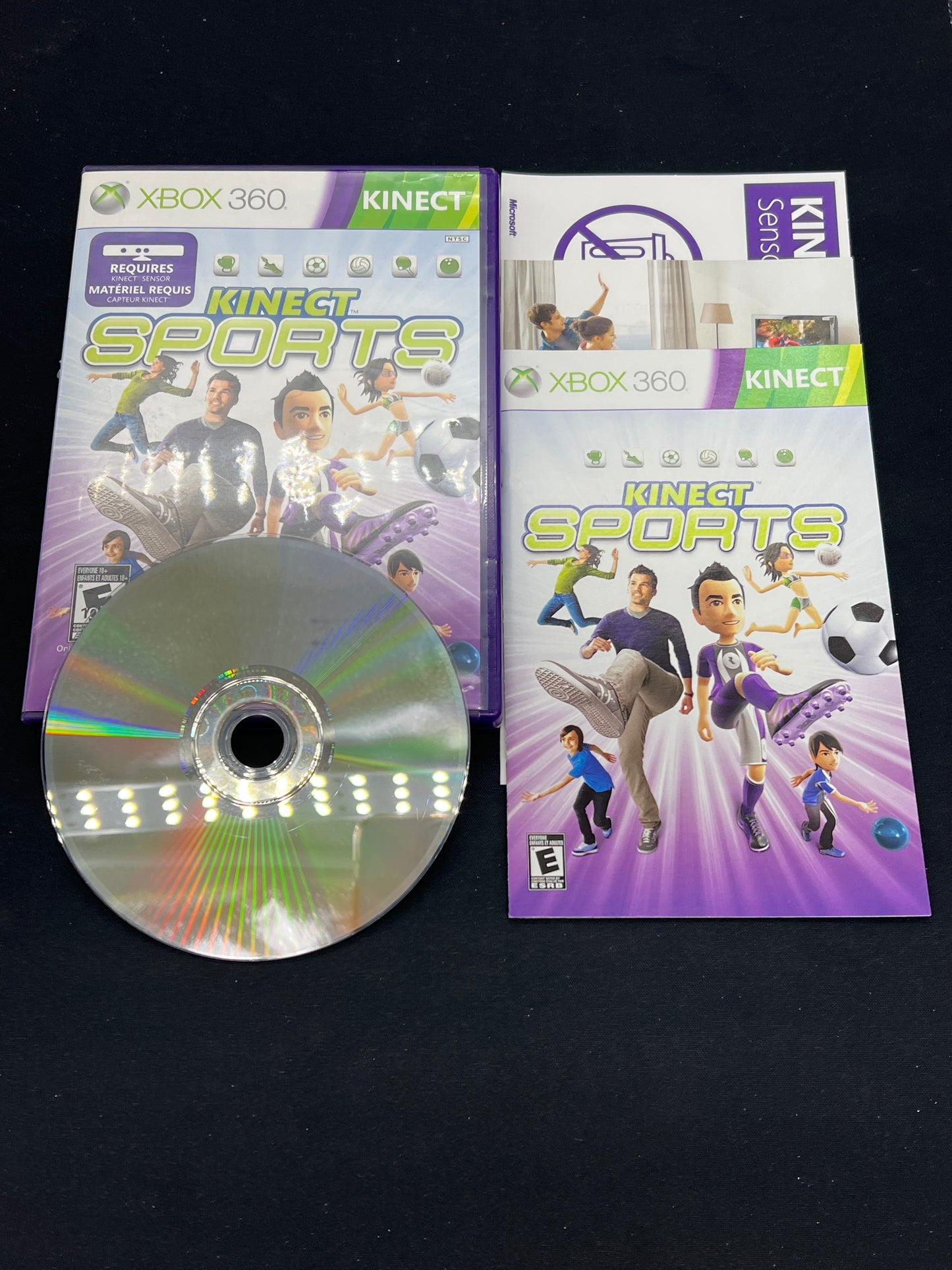 Auction Lot 68: XBOX 360 Video Game Kinect Sports CIB