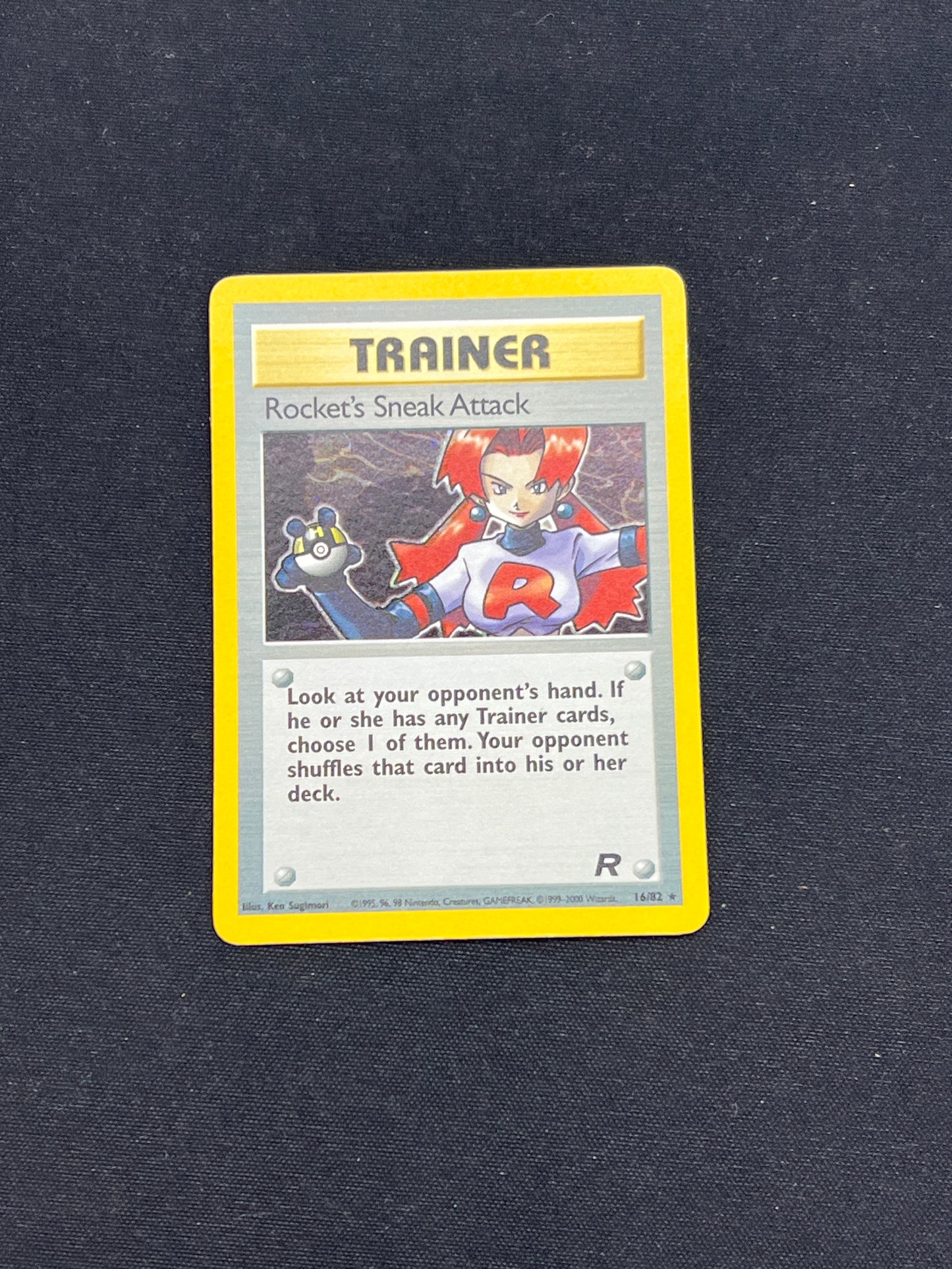 Auction Lot 31: Pokemon Cards Rocket's Sneak Attack Team Rocket Holo Conditions Vary