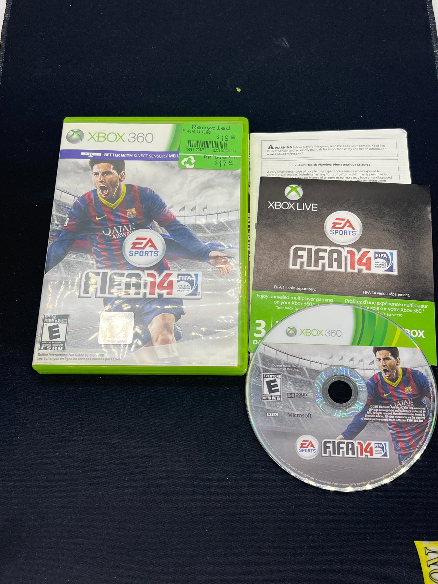 Auction Lot 160: XBOX 360 FIFA 14 CIB
