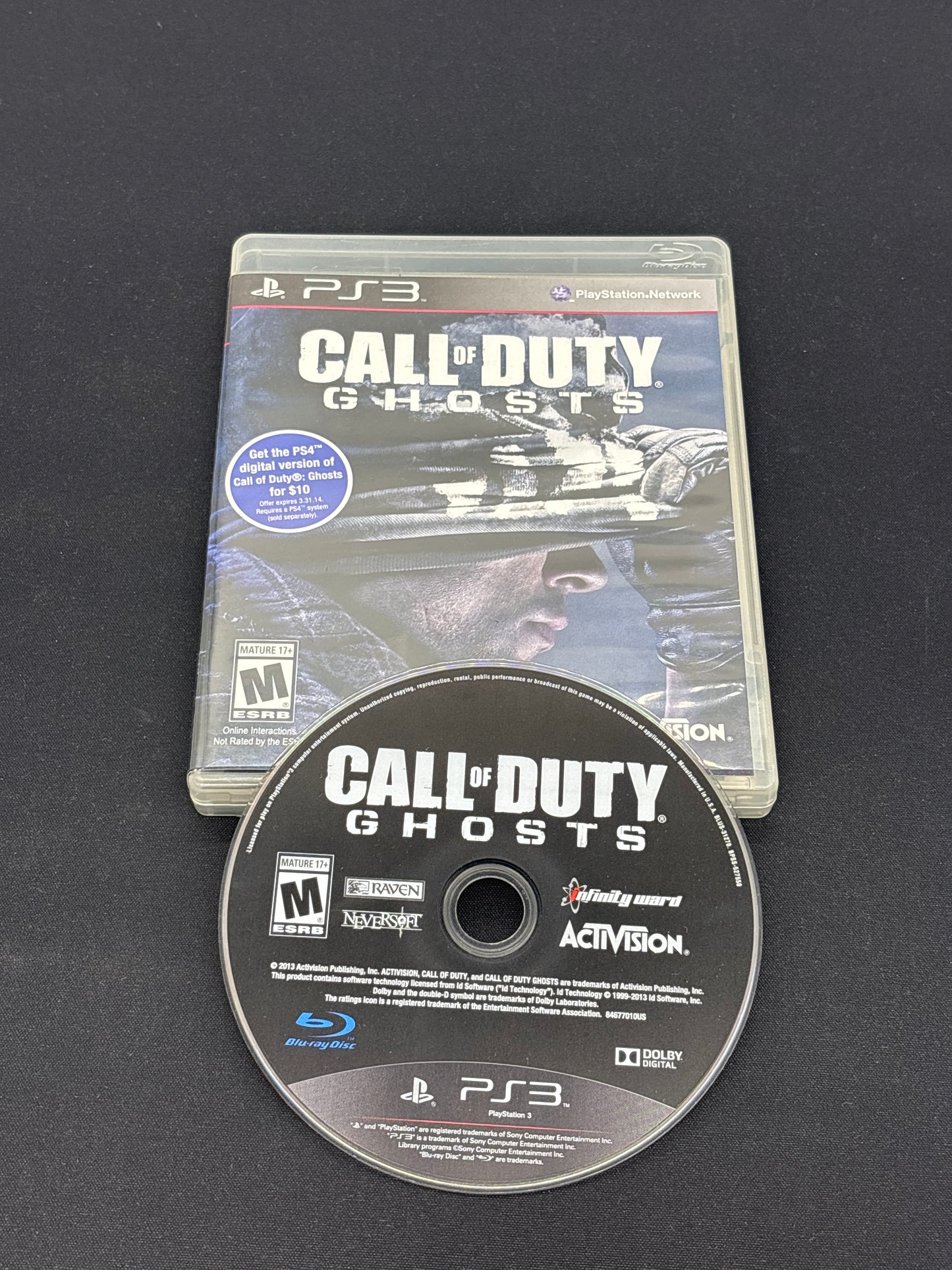 Auction Lot 80: PlayStation 3 Video Game Call of Duty Ghosts