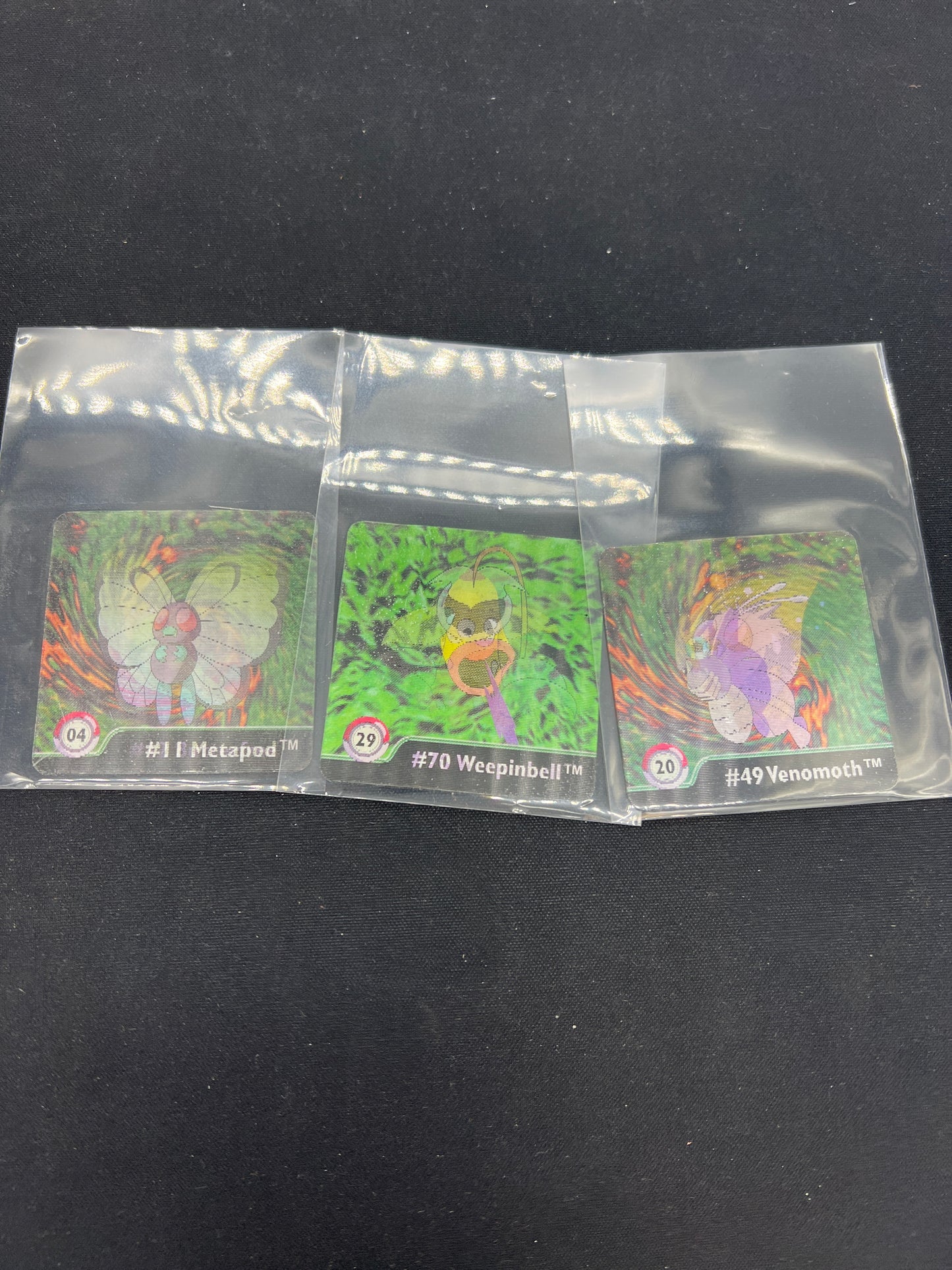 Auction Lot 22: Pokemon Stickers Lenticular Lot 3