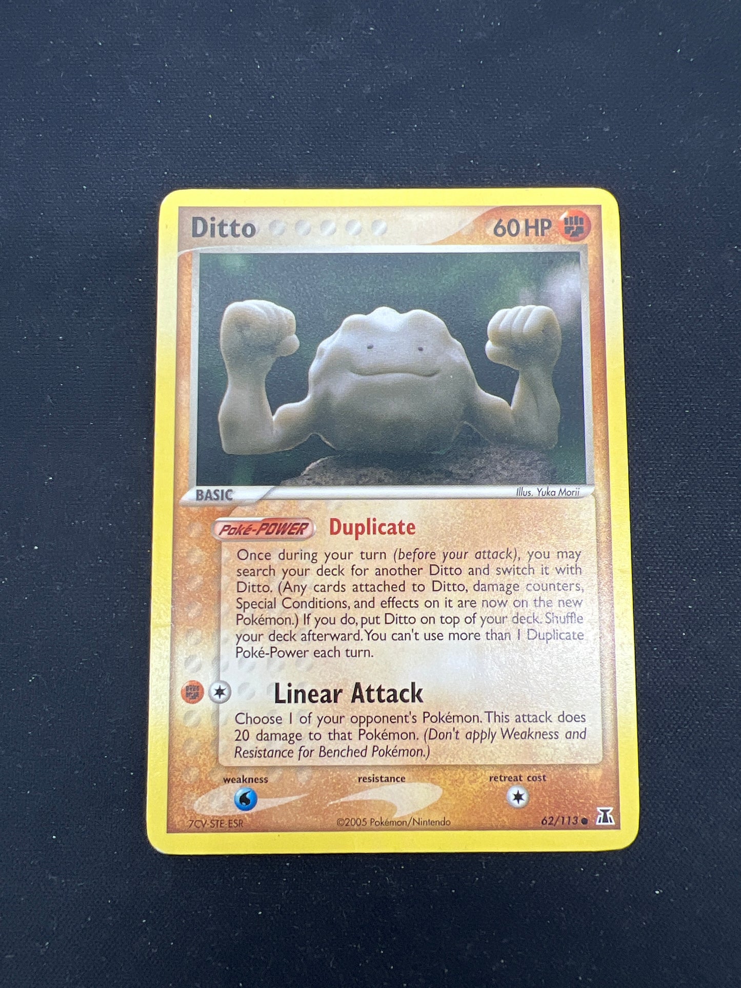 Auction Lot 128: Pokemon Cards Ditto (Geodude) 62 Non Holo Delta Species Conditions Vary