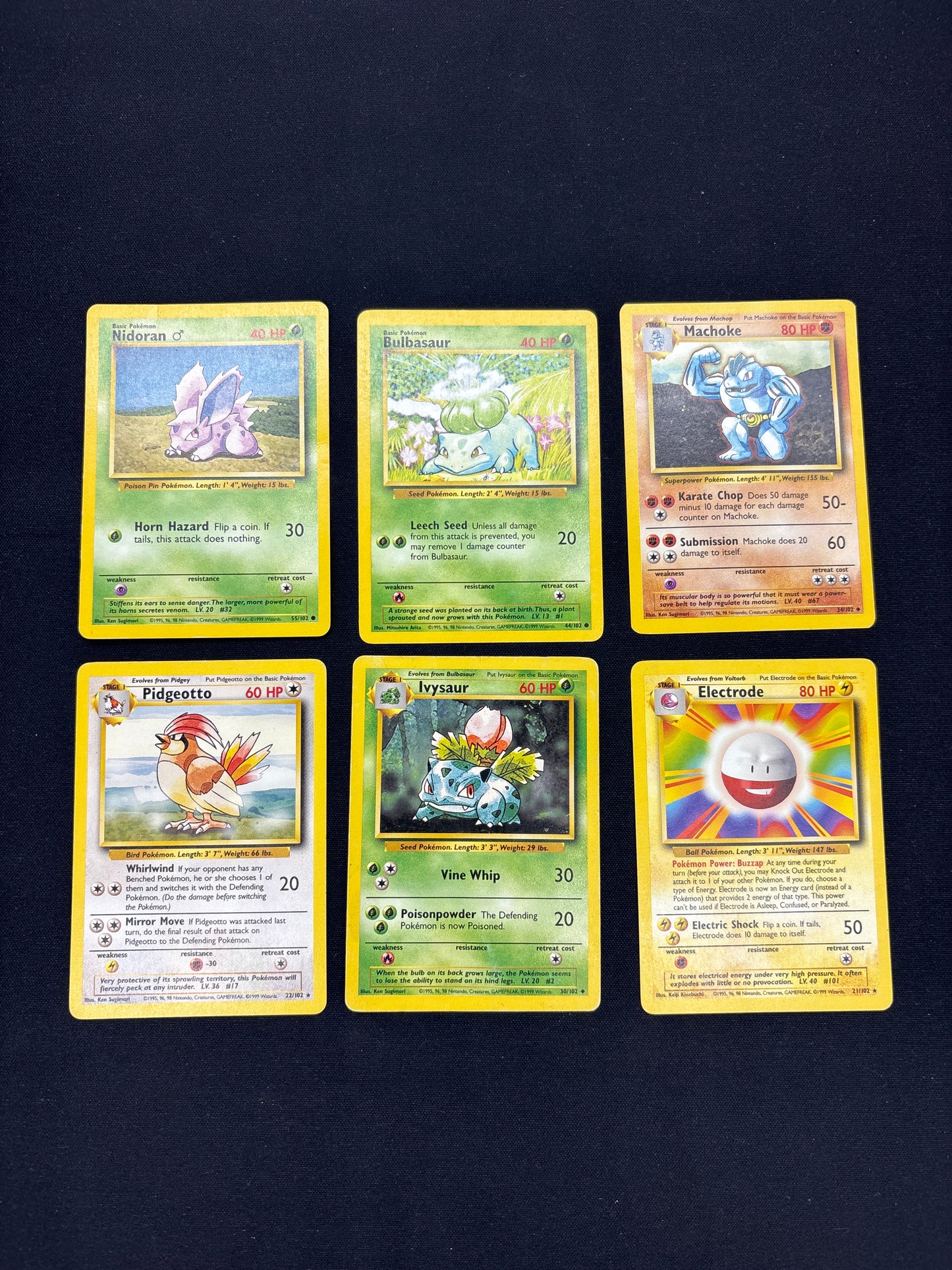 Auction Lot 30: Pokemon Base Set Card Lot 2 Conditions Vary