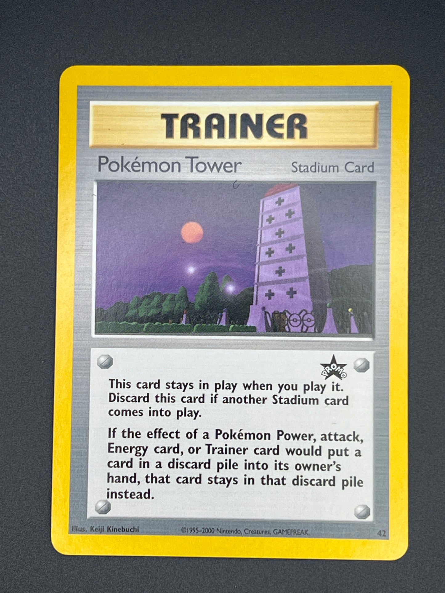 Auction Lot 293: Pokemon Cards Pokemon Tower WOTC Black Star Promo Condition Vary