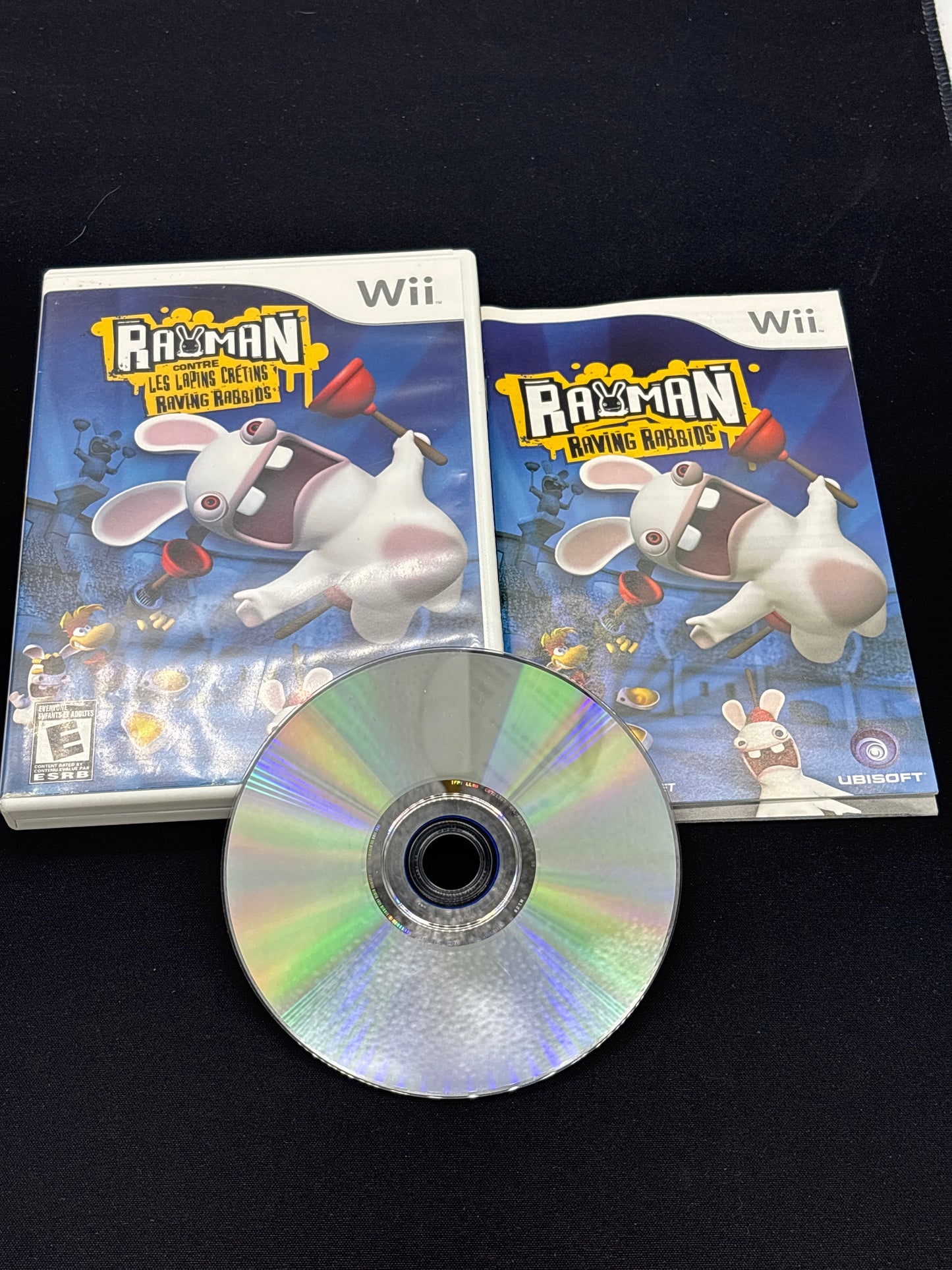 Auction Lot 154: WII Nintendo Rayman Raving Rabbids with Case & Disc