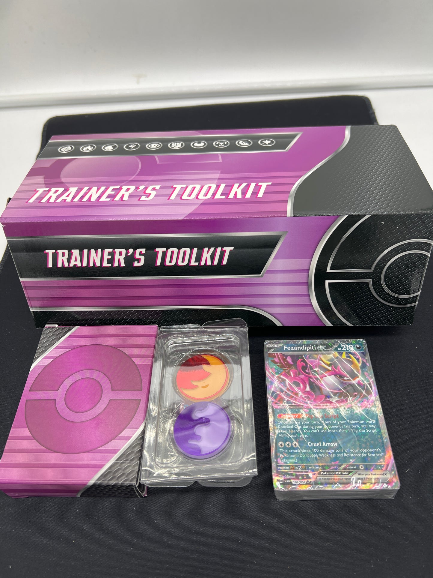 Auction Lot 287: Pokemon Cards Trainer's Toolkit With Battle Deck and Accessories