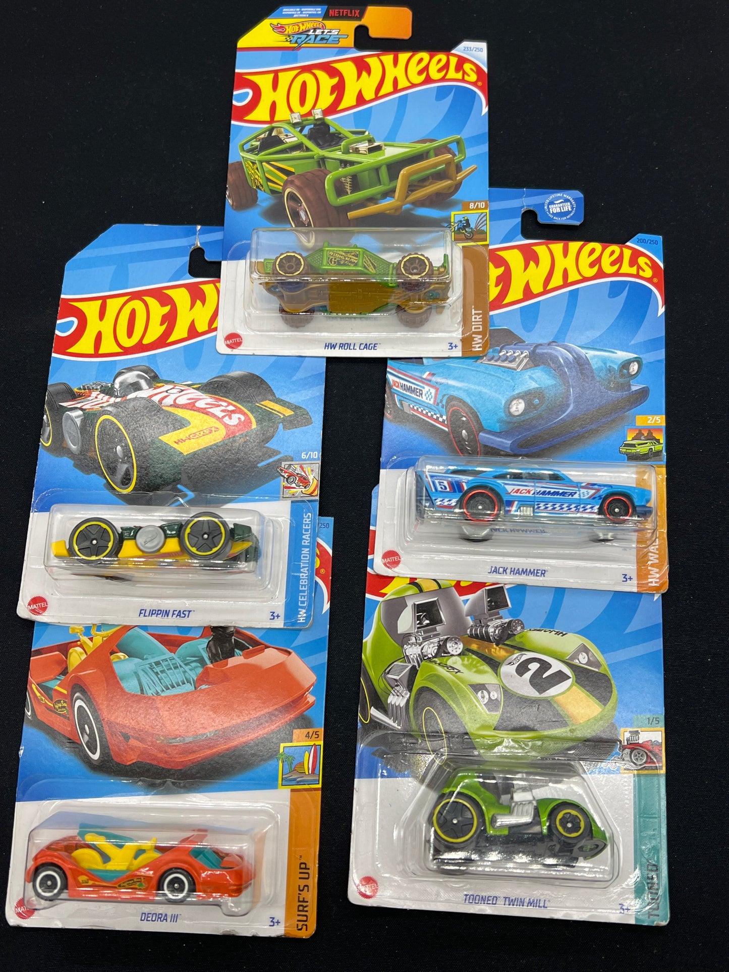 Auction Lot 276: Hot Wheels Lot of 5 Assorted Sealed Lot 6