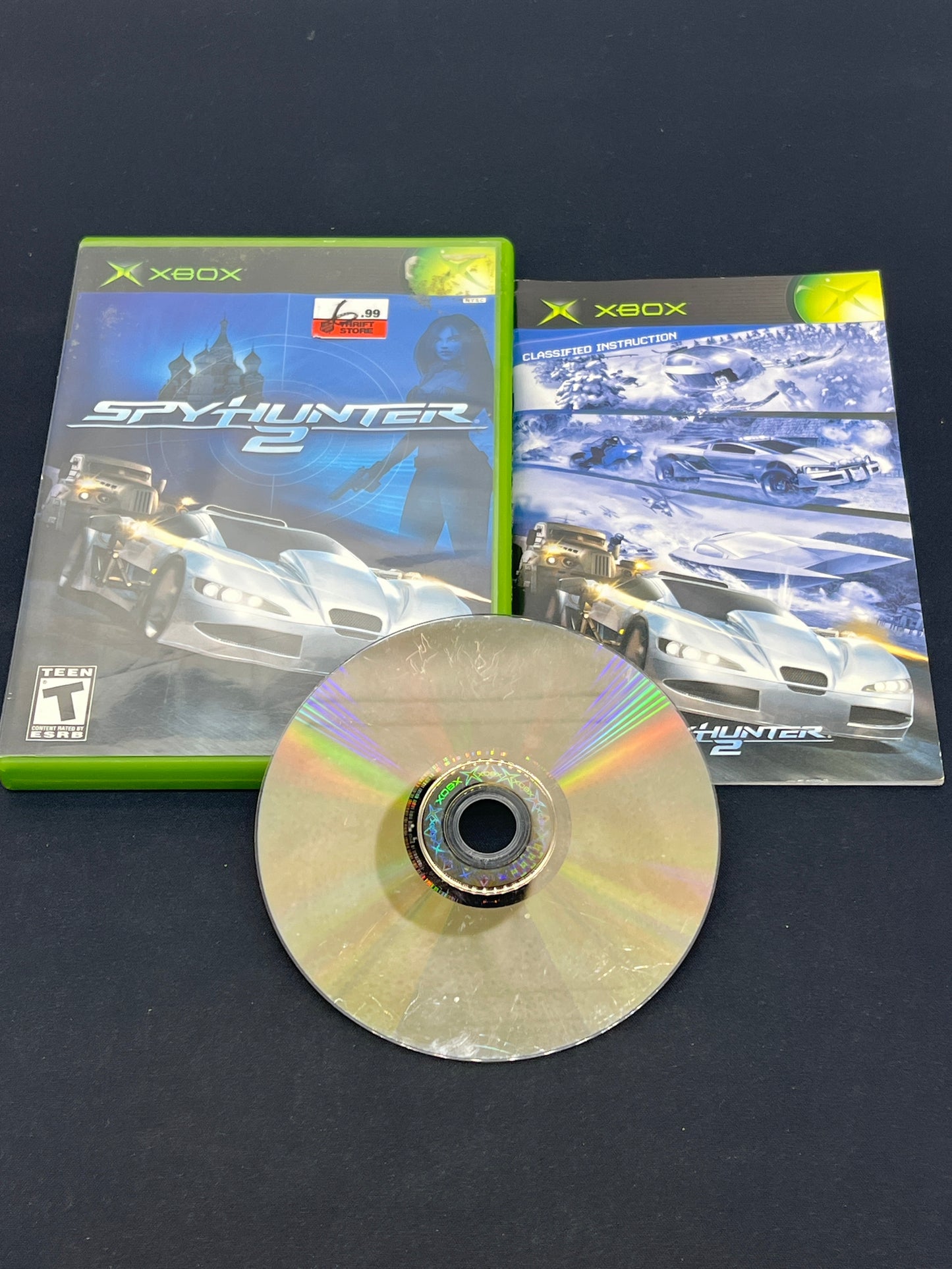 Auction Lot 296: XBOX Video Game Spyhunter 2 CIB