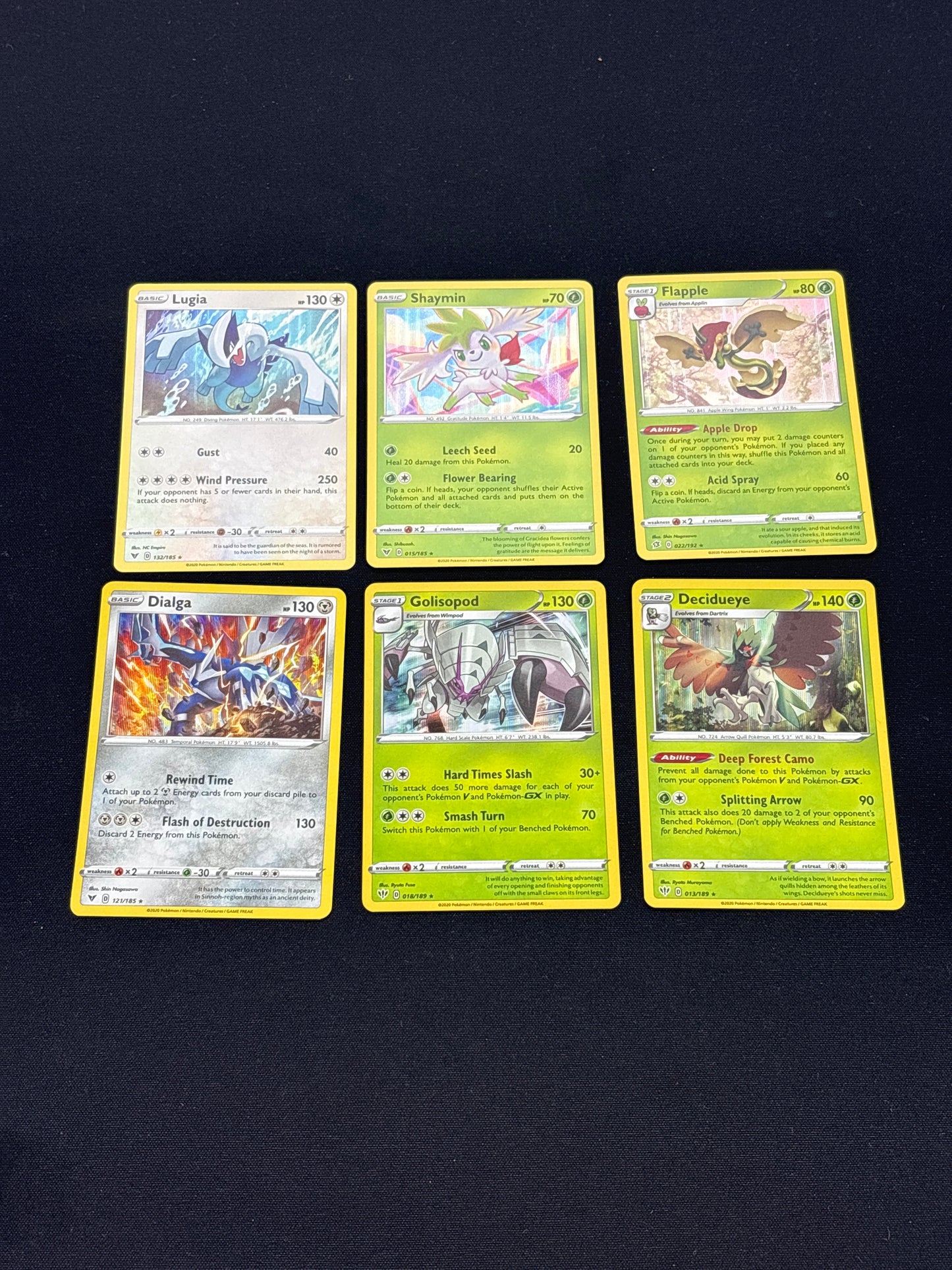 Auction Lot 256: Pokémon Cards Lot of 6 Holo Conditions Vary