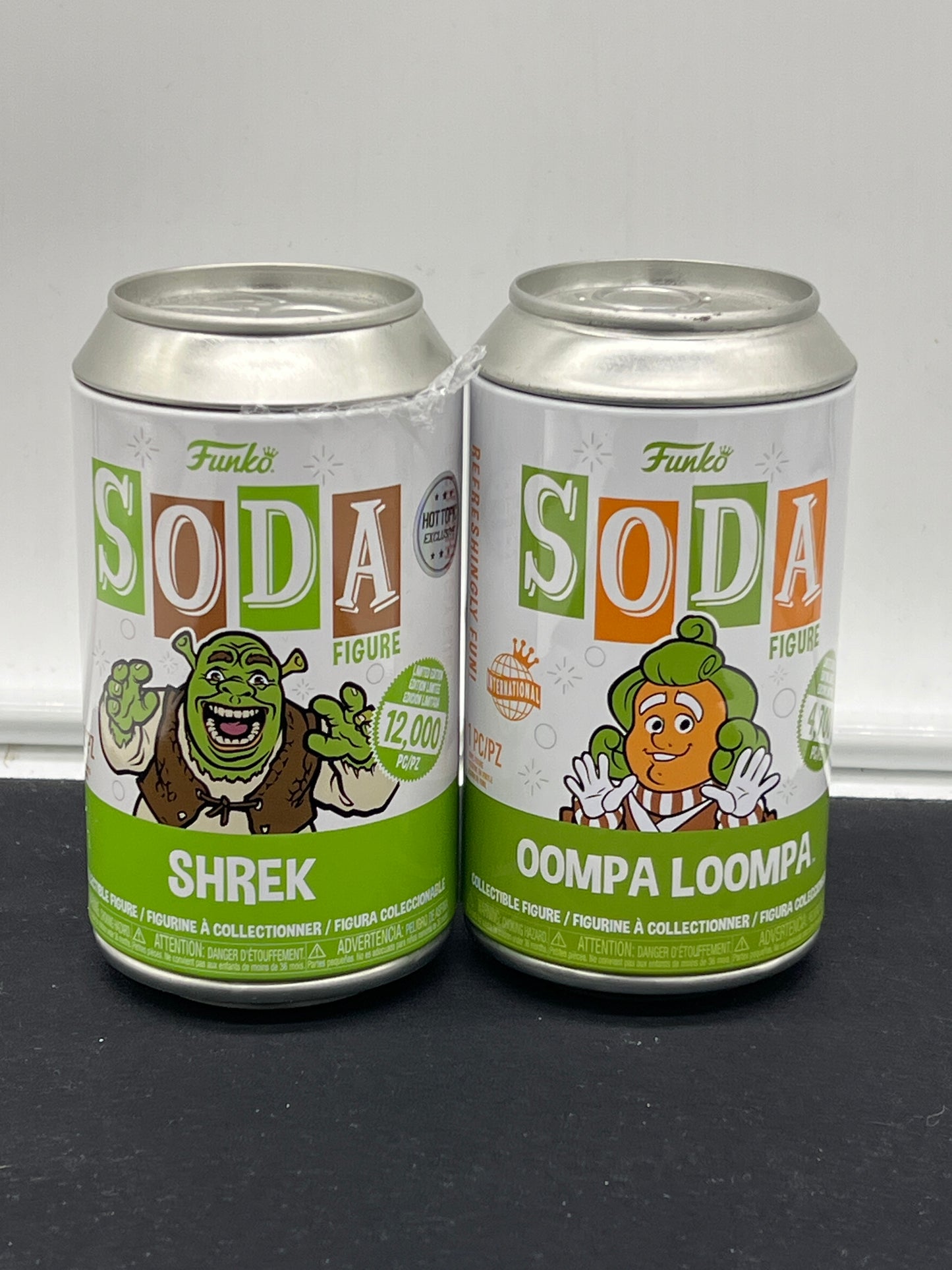 Auction Lot 48: Funko Soda Lot of 2 Shrek & Oompa Loompa