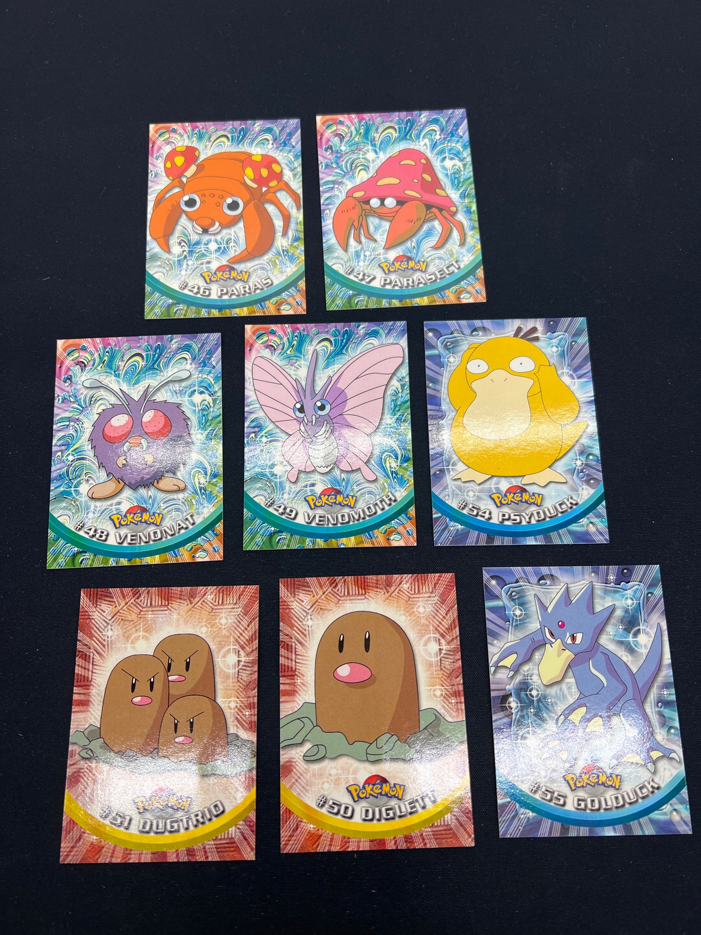 Auction Lot 64: Pokemon Topps Cards Assorted Lot of 8 Non Foils Conditions Vary