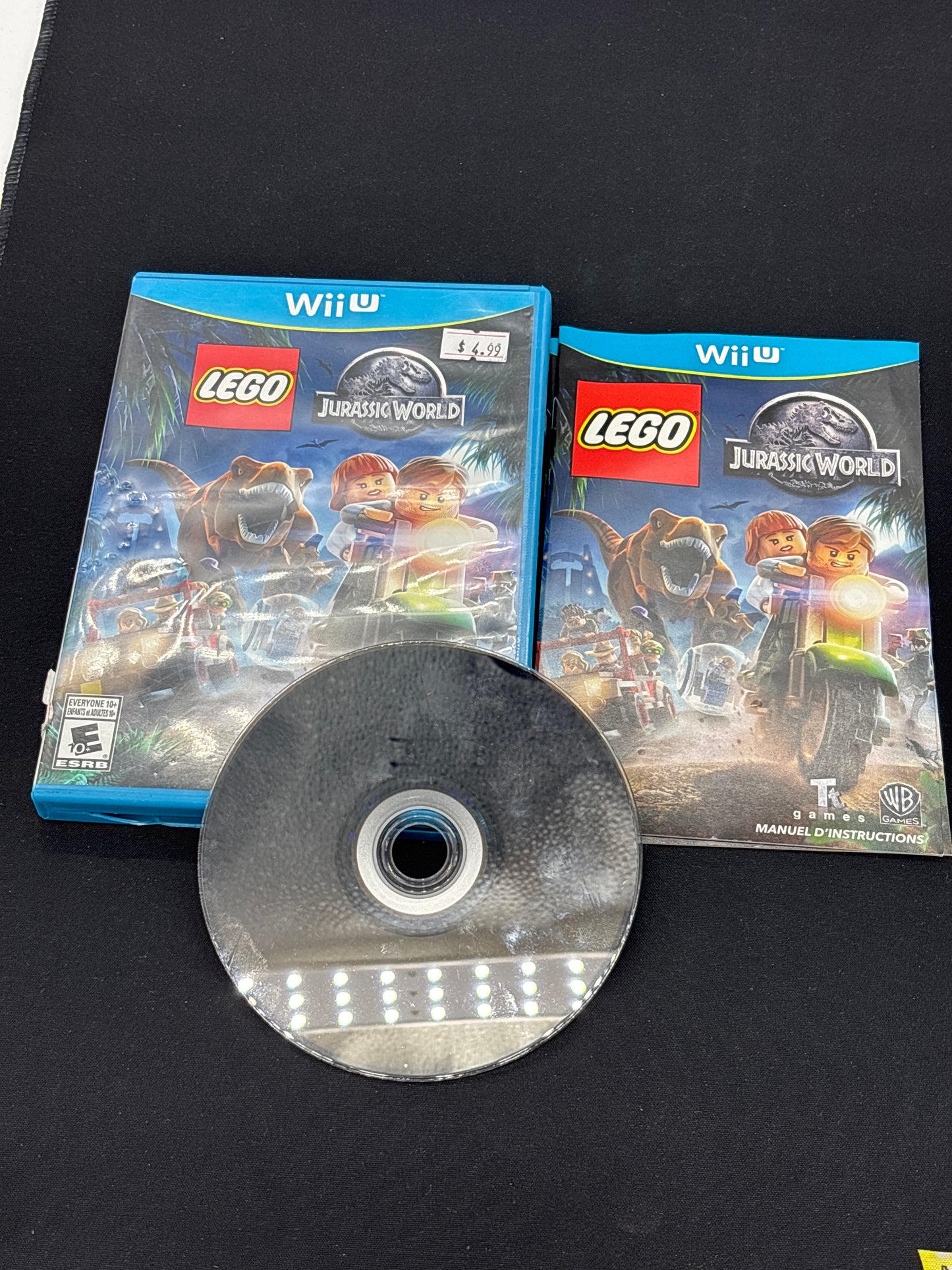 Auction Lot 114: Lego Jurassic World Video Game Nintendo WiiU CIB