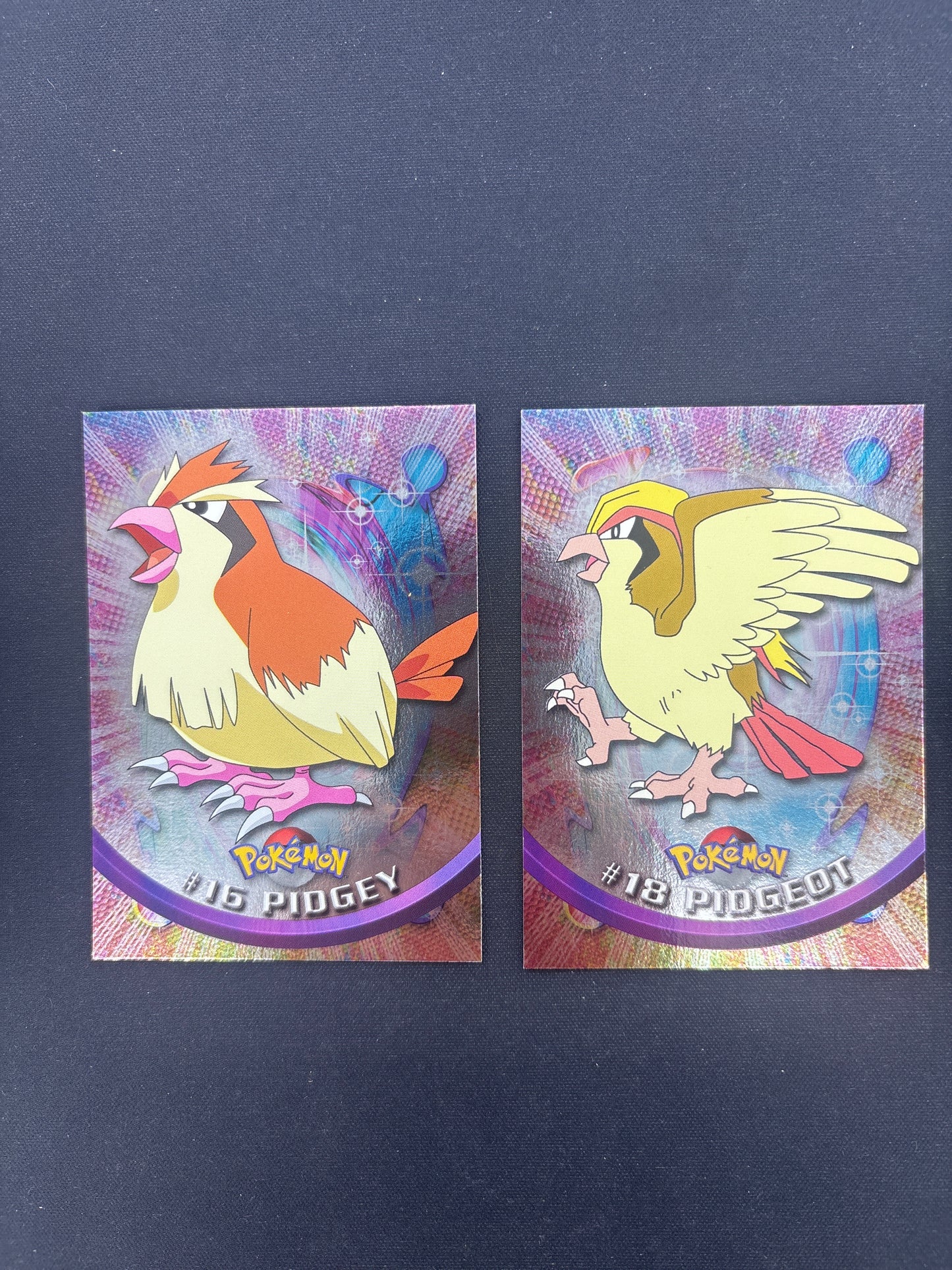Auction Lot 56: Pokemon Topps Holo Pidgeot Evolution Line Conditions Vary