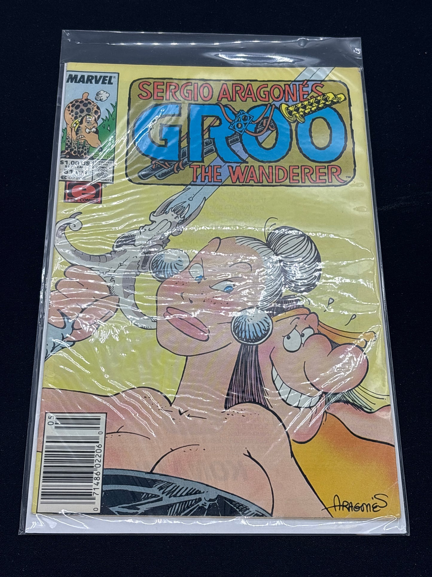 Auction Lot 96: Marvel Comics Groo The Wanderer Issue 51 Comic Book