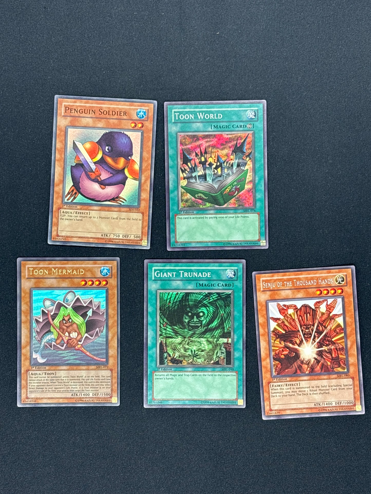 Auction Lot 180: Yugioh First Edition Assorted Lot Holo 1996 Conditions Vary