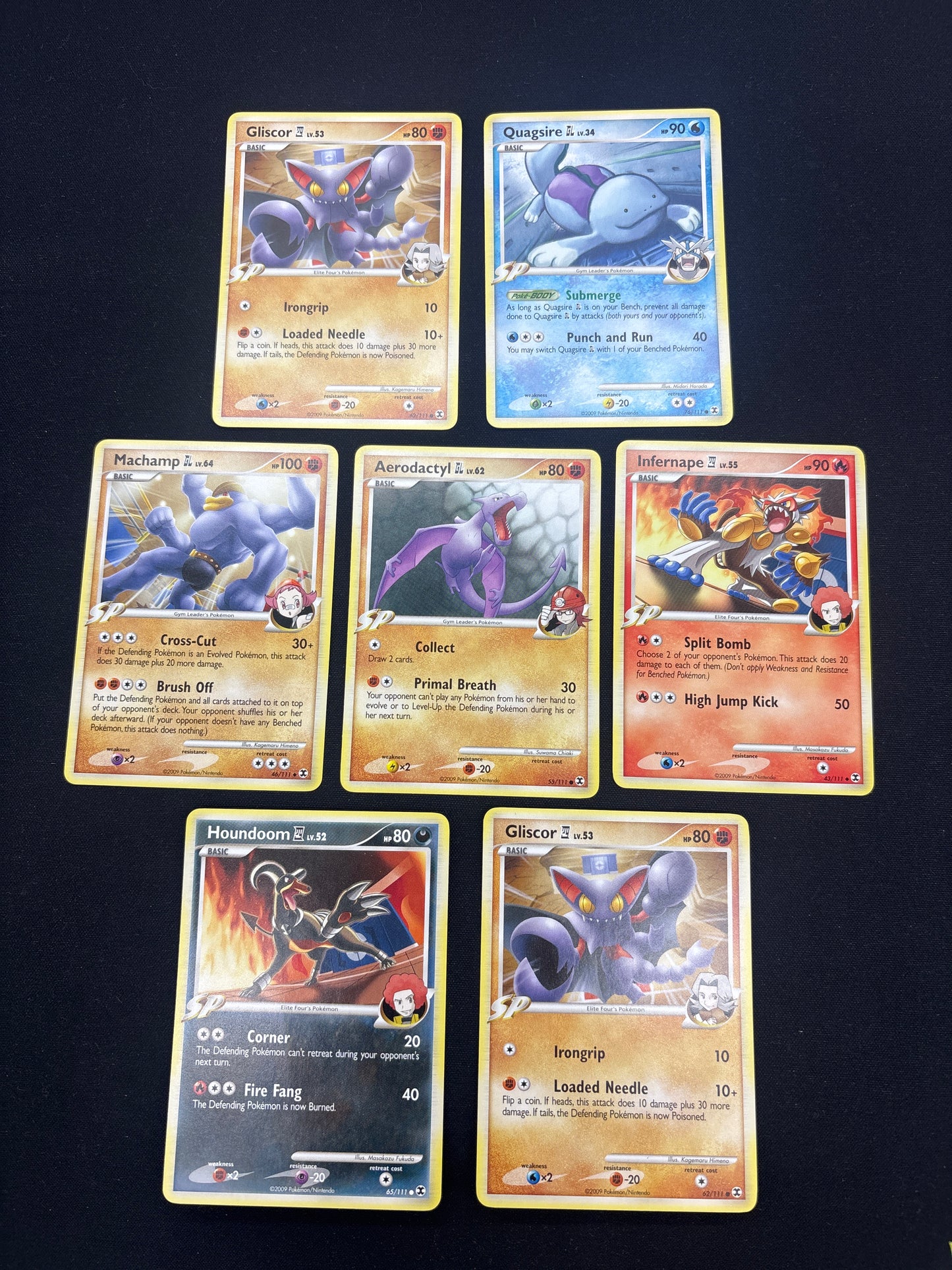 Auction Lot 107: Pokemon Cards Lot of 7 Mid Era Commons Uncommons Conditions Vary