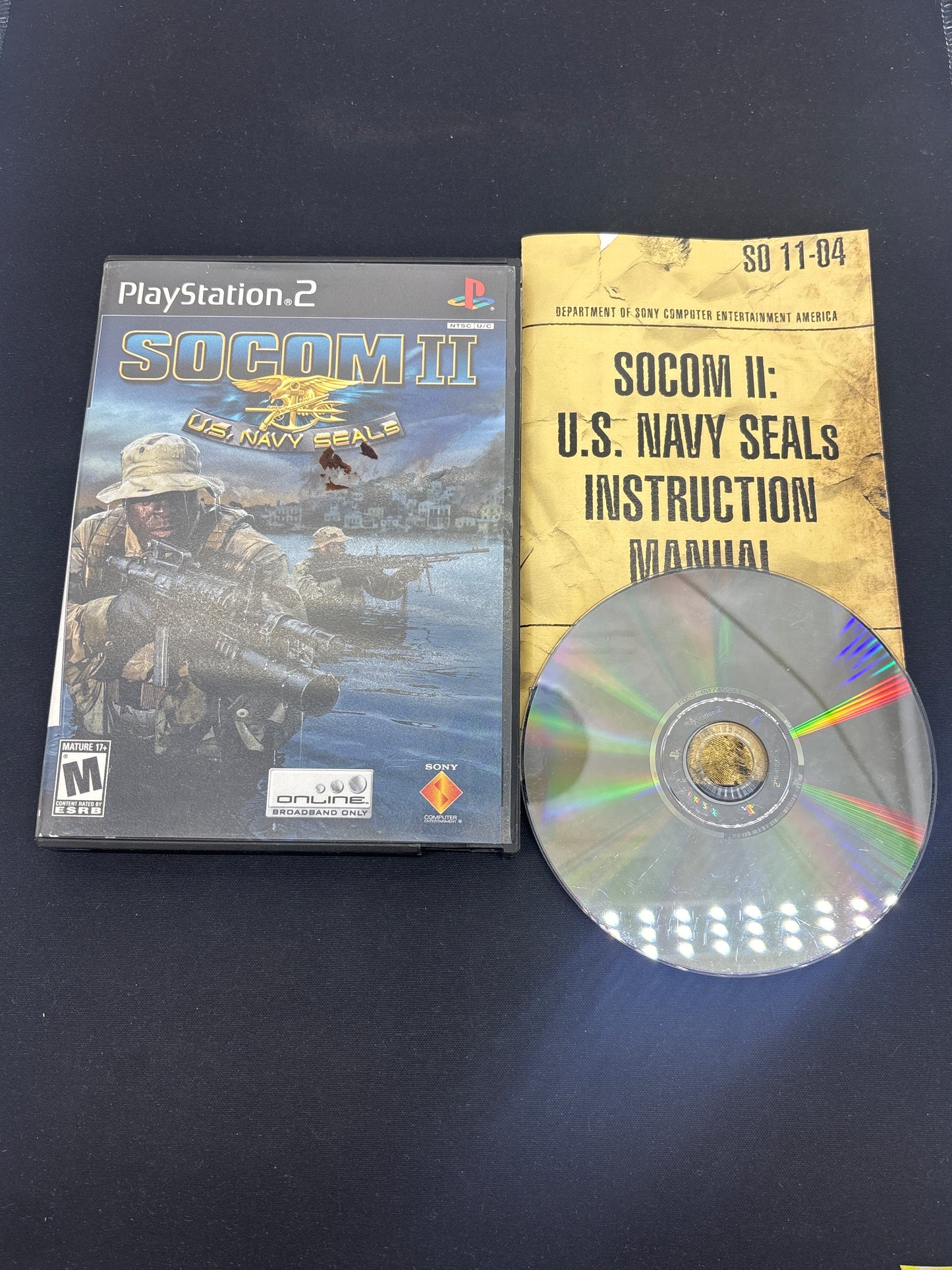 Auction Lot 167: Playstation 2 Video Game SOCOM 2 CIB