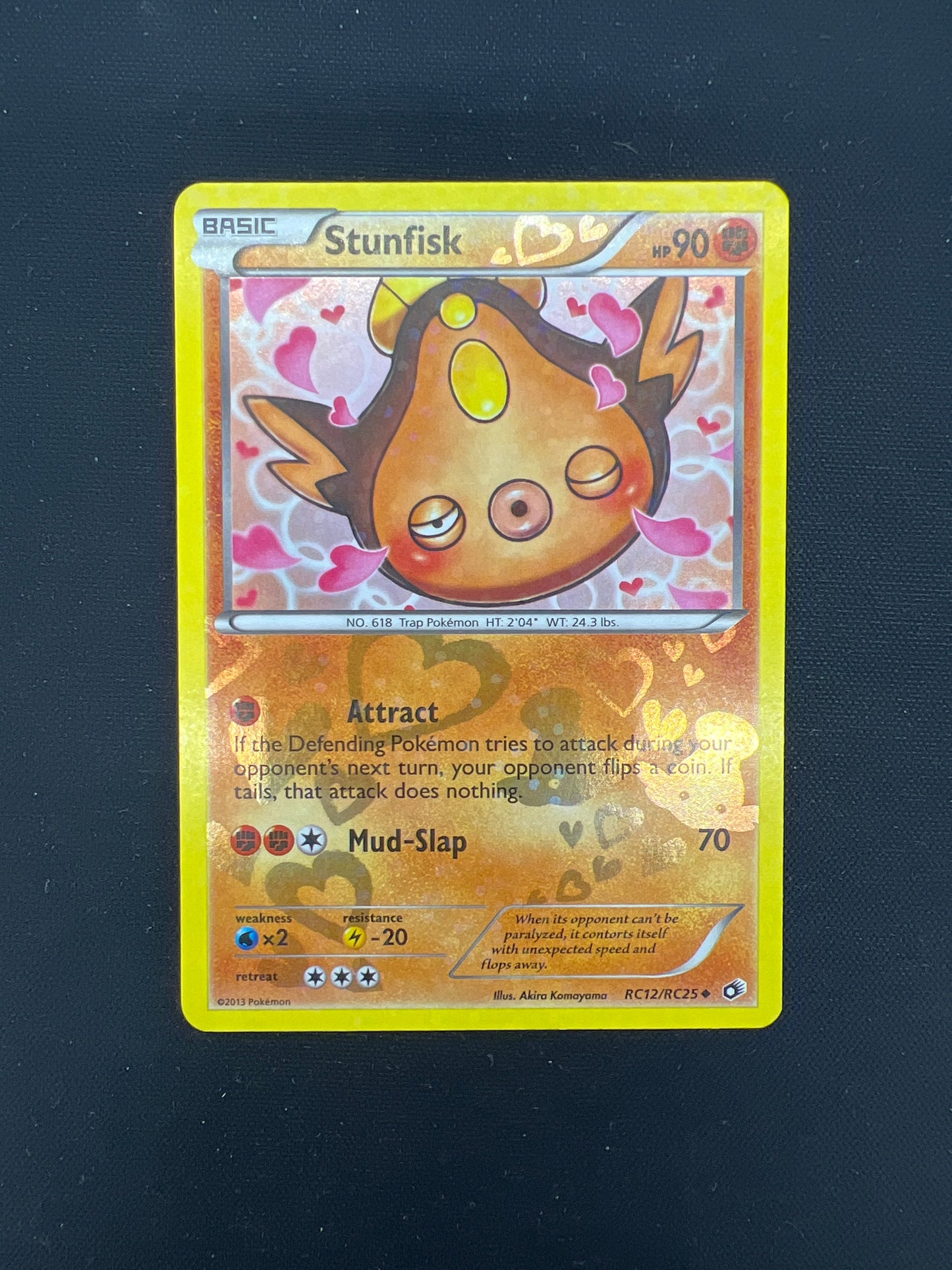 Auction Lot 79: Pokemon Cards Stunfisk Holo RC12 Radiant Collection Condition Vary
