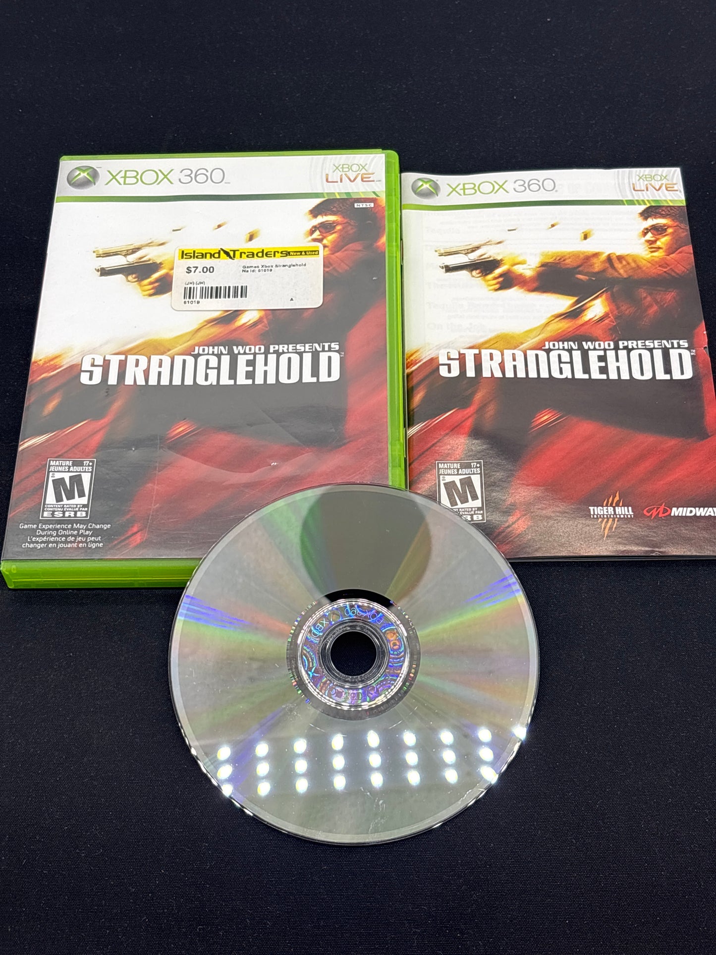 Auction Lot 30: XBOX 360 Video Game John Woo Present Strangehold CIB