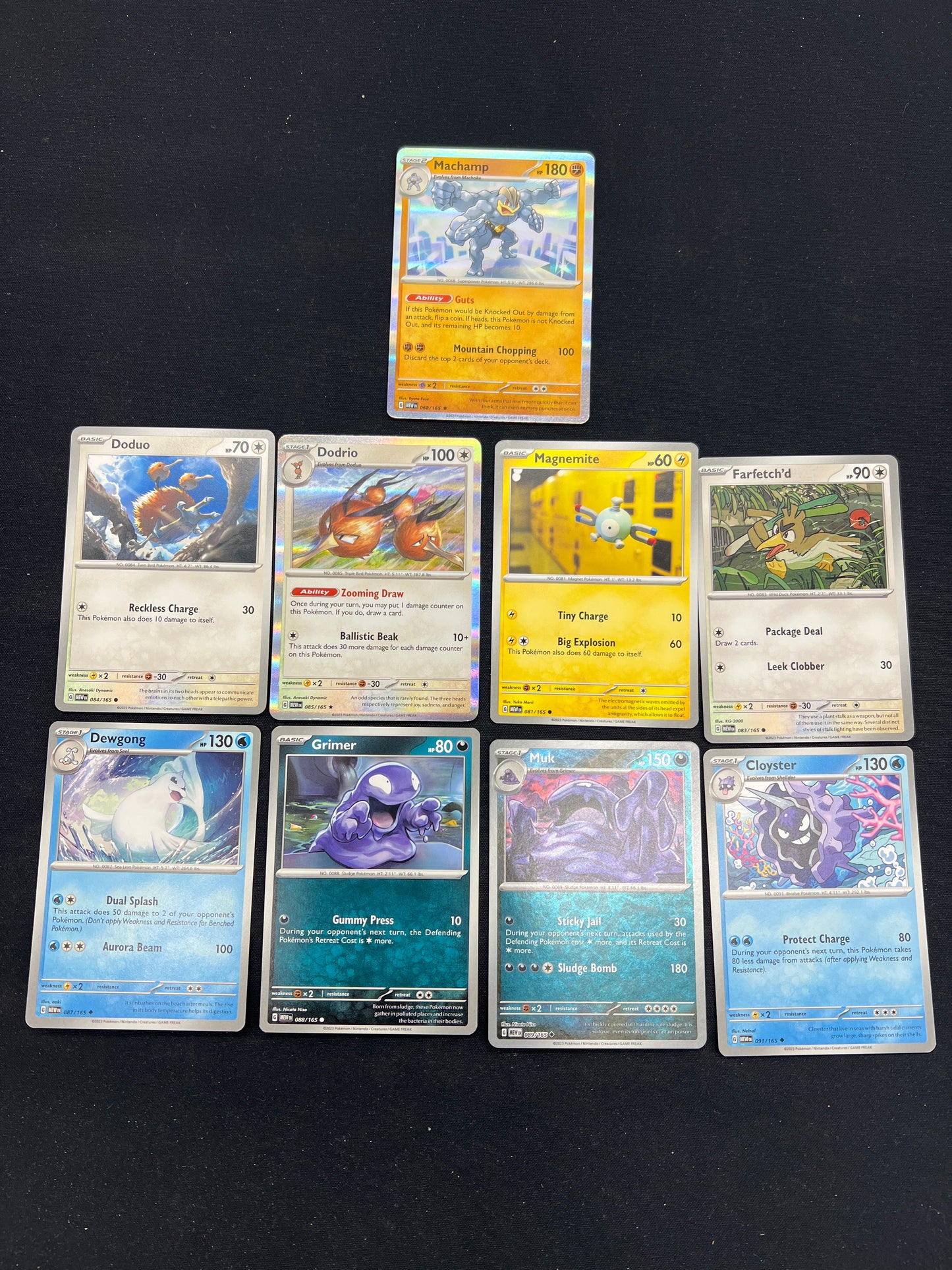 Auction Lot 194: Pokemon Cards 151 Reverse Holo and Holo Rare Lot 3 Conditions Vary