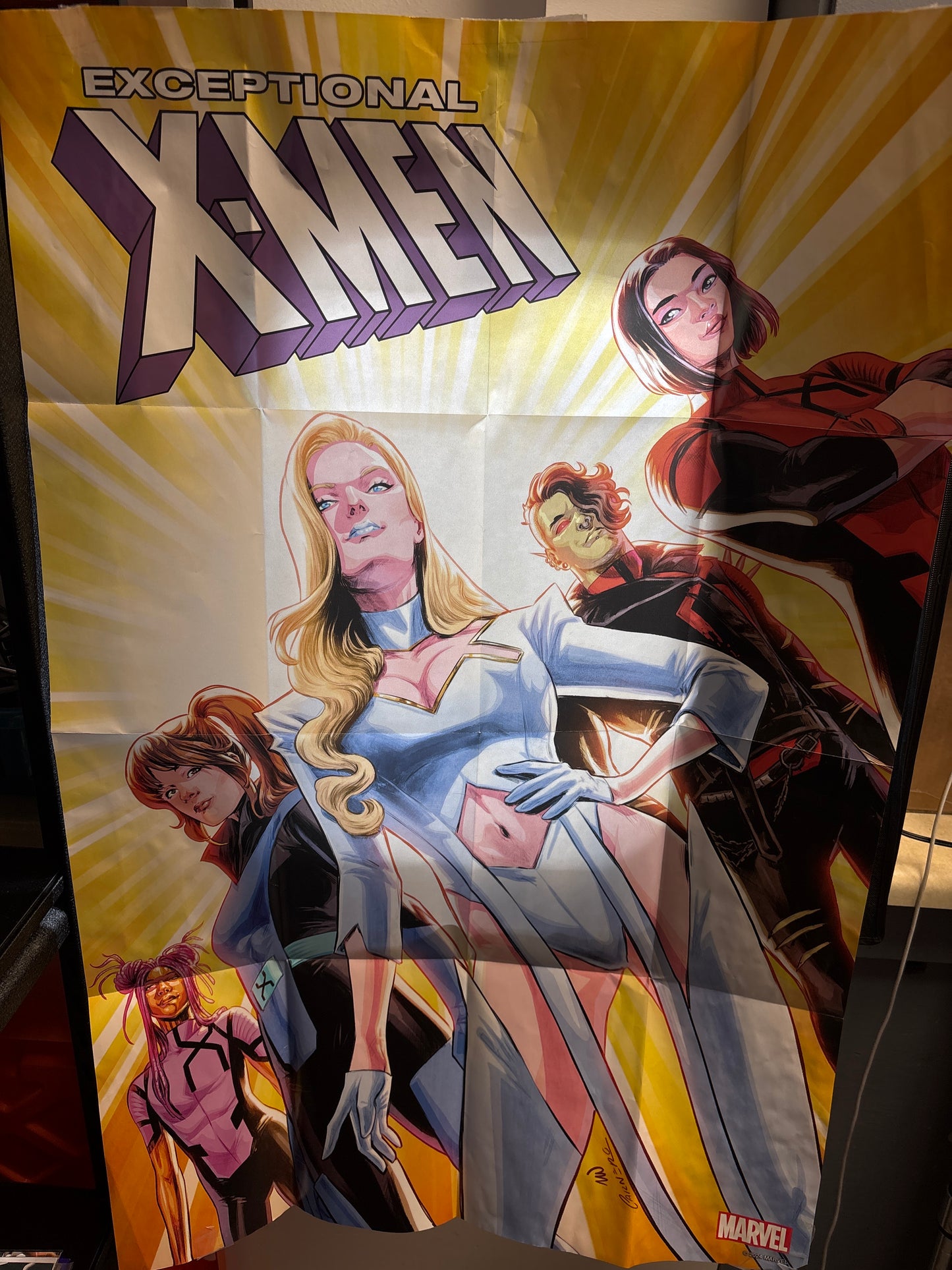 Auction Lot 275: Exceptional X-Men #1 Poster Promo