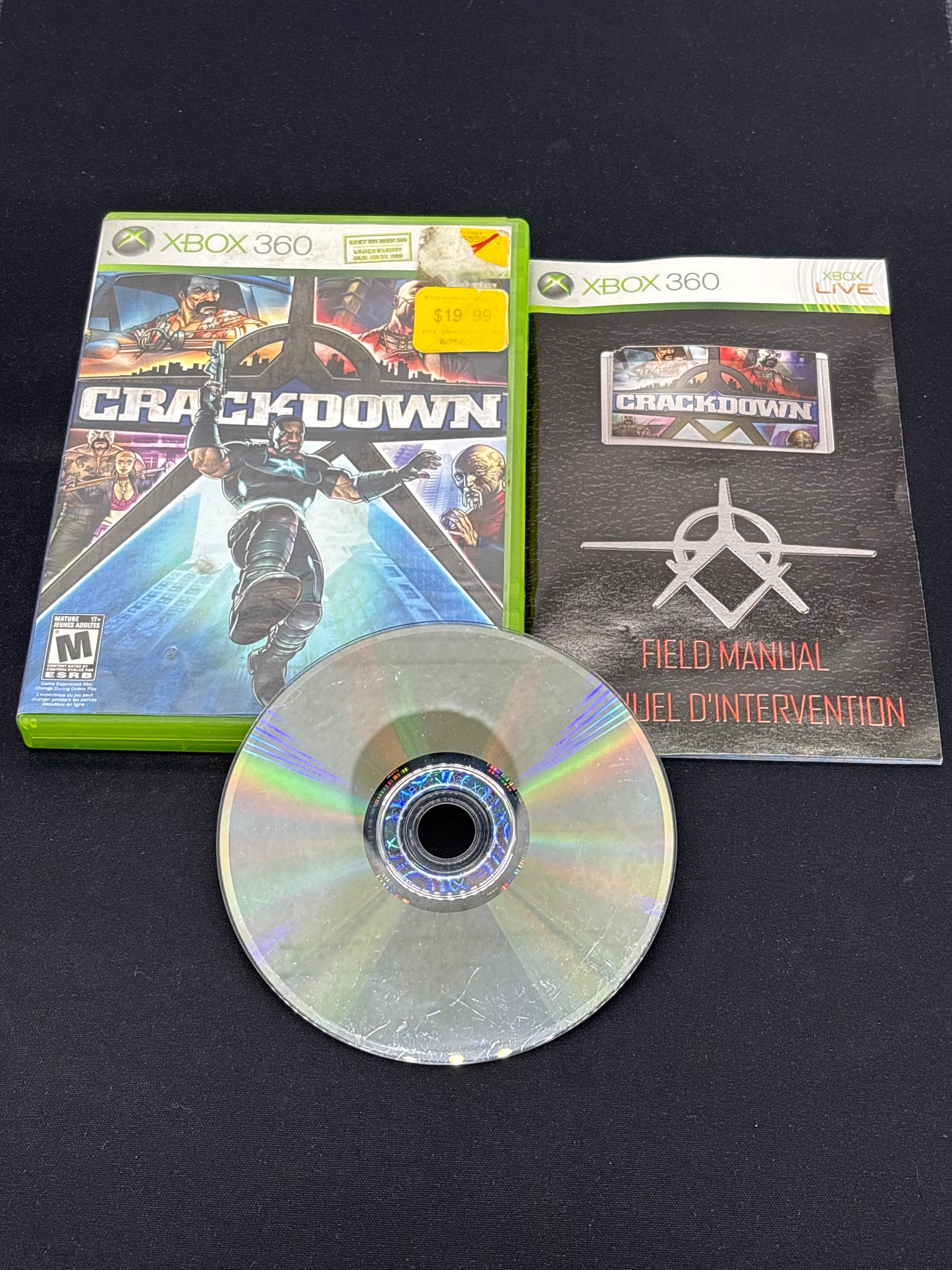 Auction Lot 50: XBOX 360 Video Game Crackdown CIB