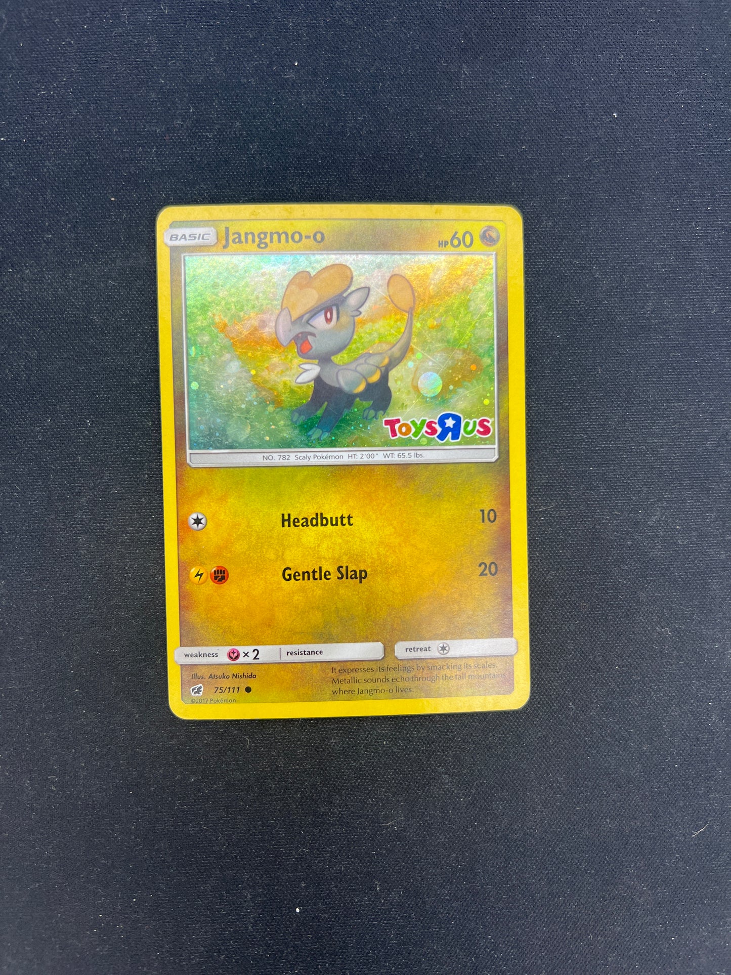 Auction Lot 224: Pokemon Cards Jangmo-o Toys R Us Stamped Conditions Vary