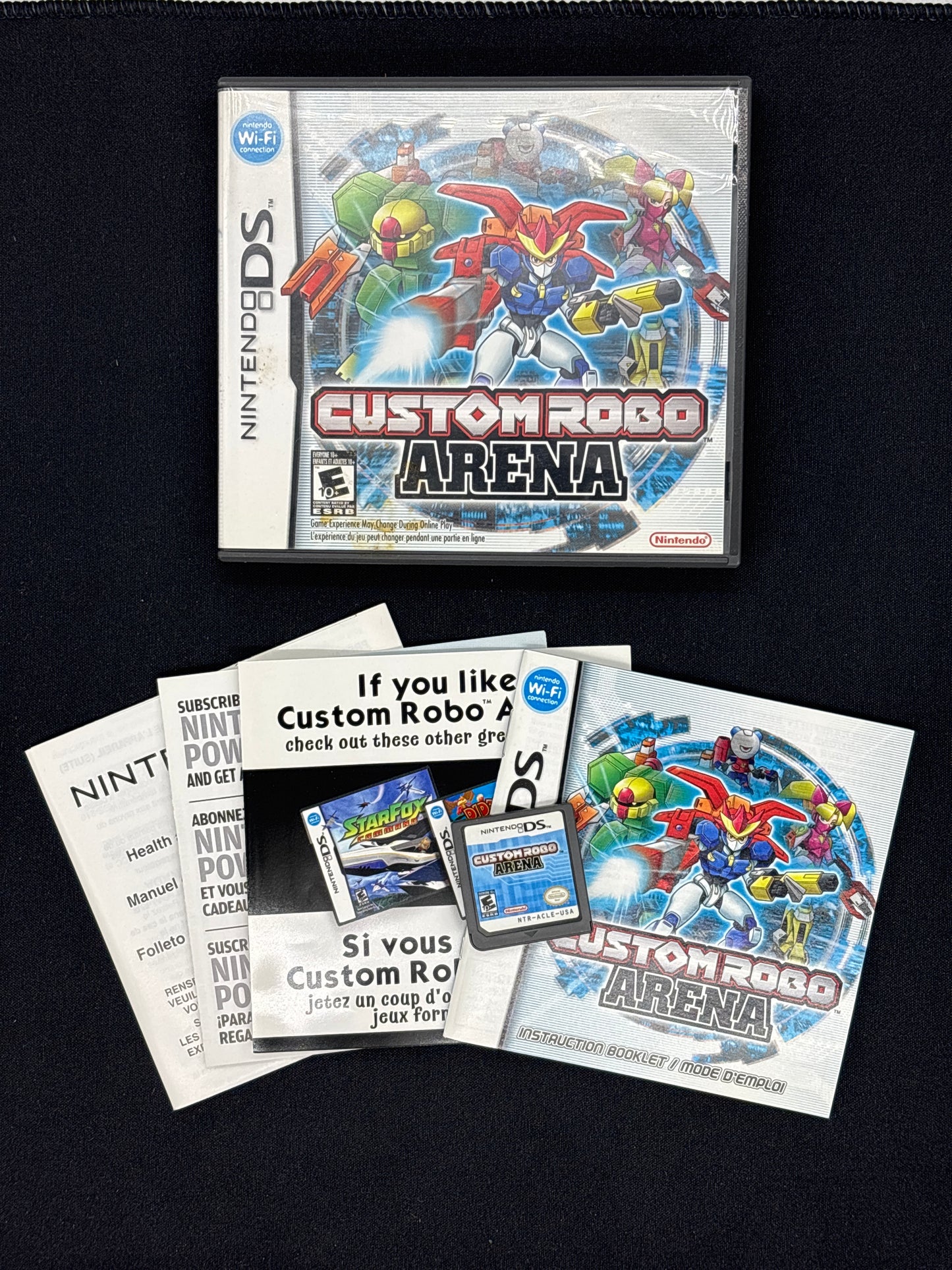 Auction Lot 103: Custom Robo Arena Video Game Nintendo DS CIB