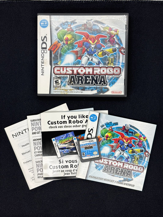 Auction Lot 103: Custom Robo Arena Video Game Nintendo DS CIB