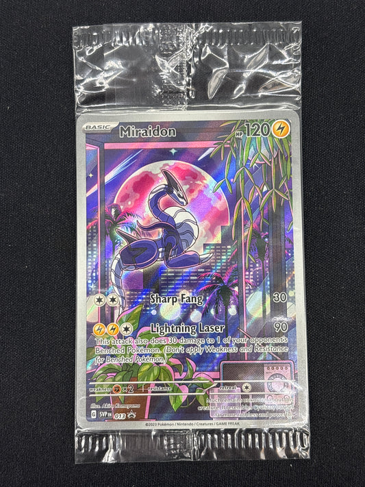 Auction Lot 32: Miraidon SV Base ETB Promo Sealed Lot