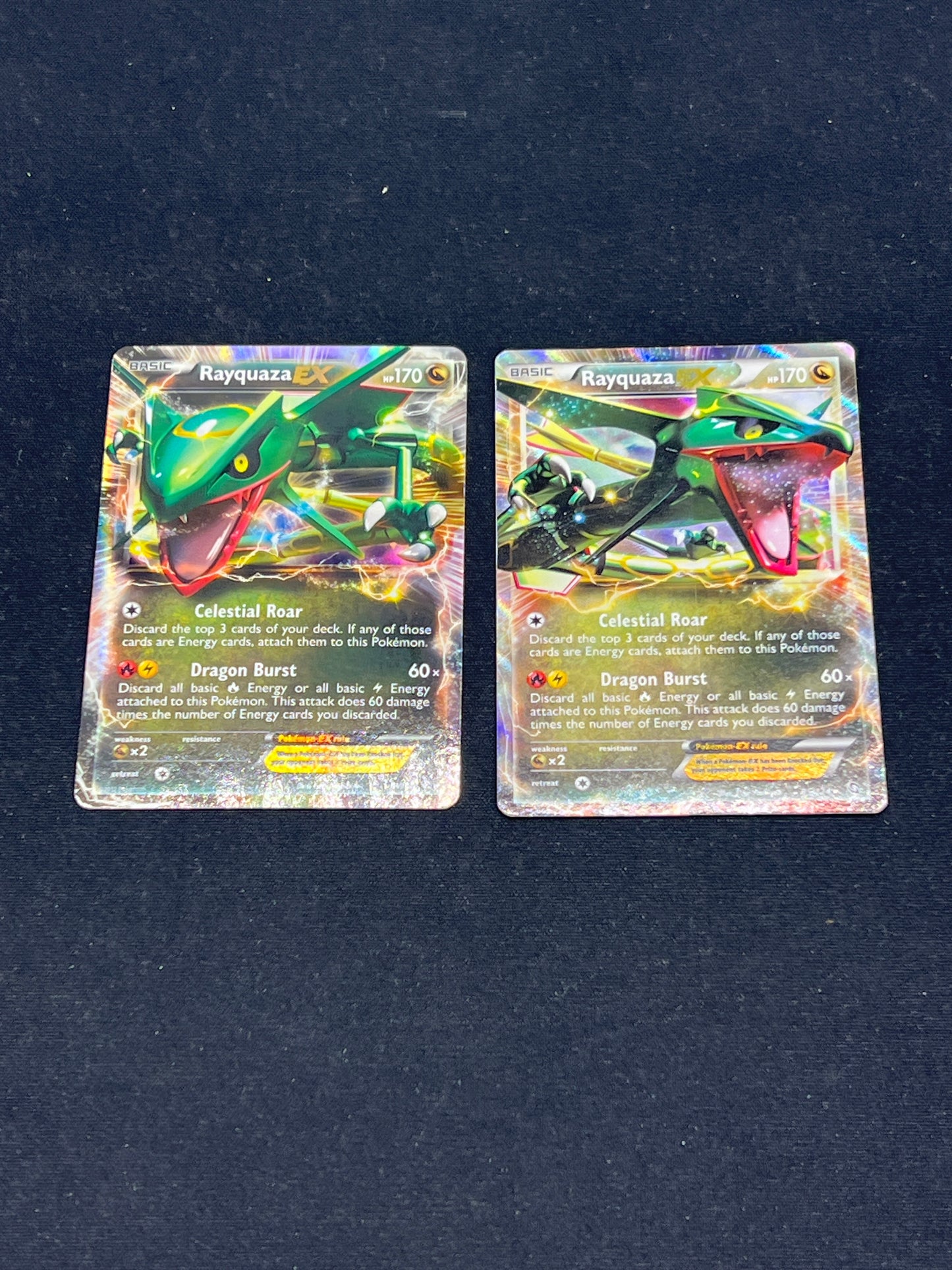 Auction Lot 17: Pokemon Cards Rayquaza EX BW ERA Conditions Vary