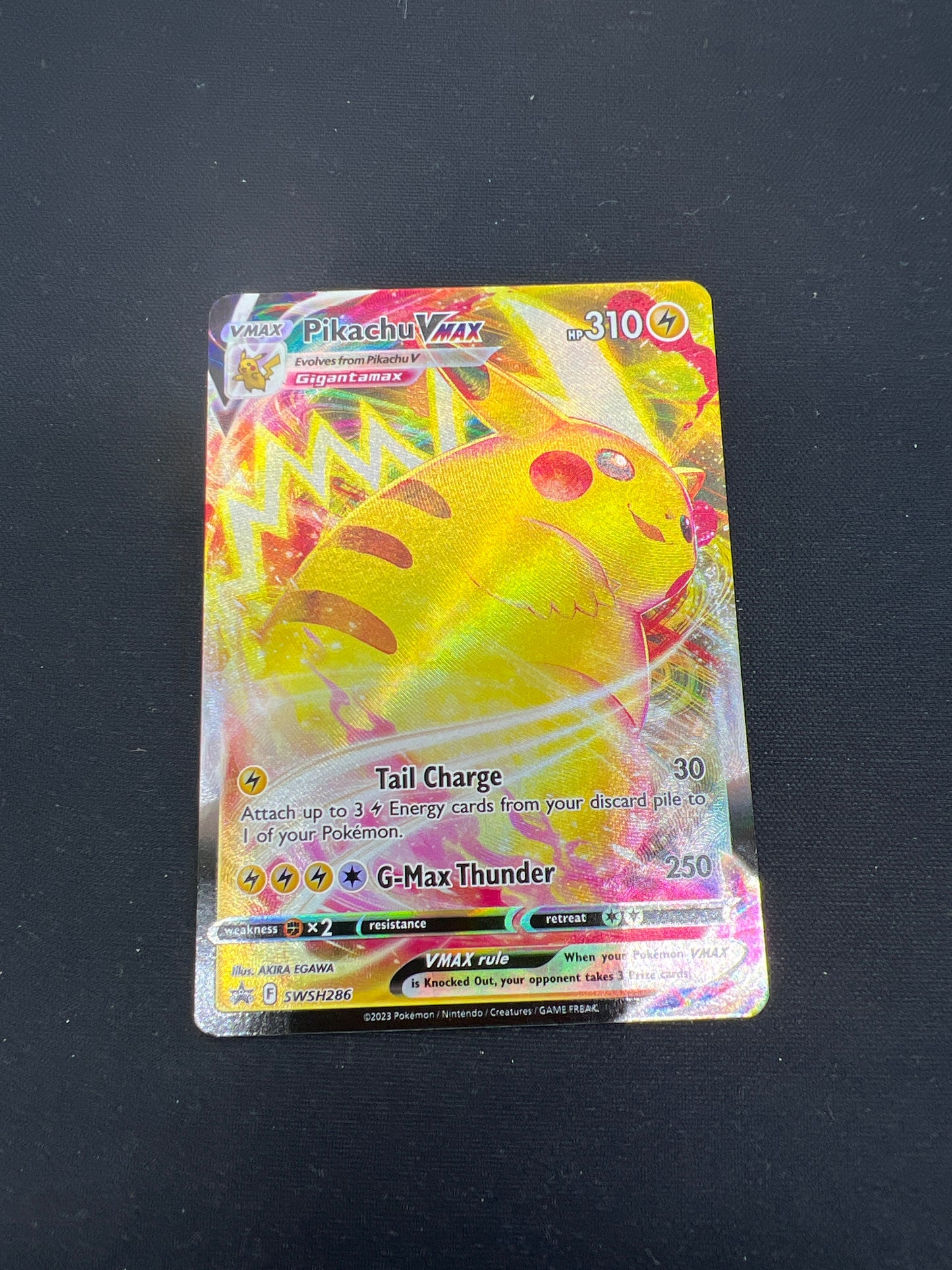 Auction Lot 53: Pokemon Cards Pikachu VMAX SWSH286 Promo Condition Vary