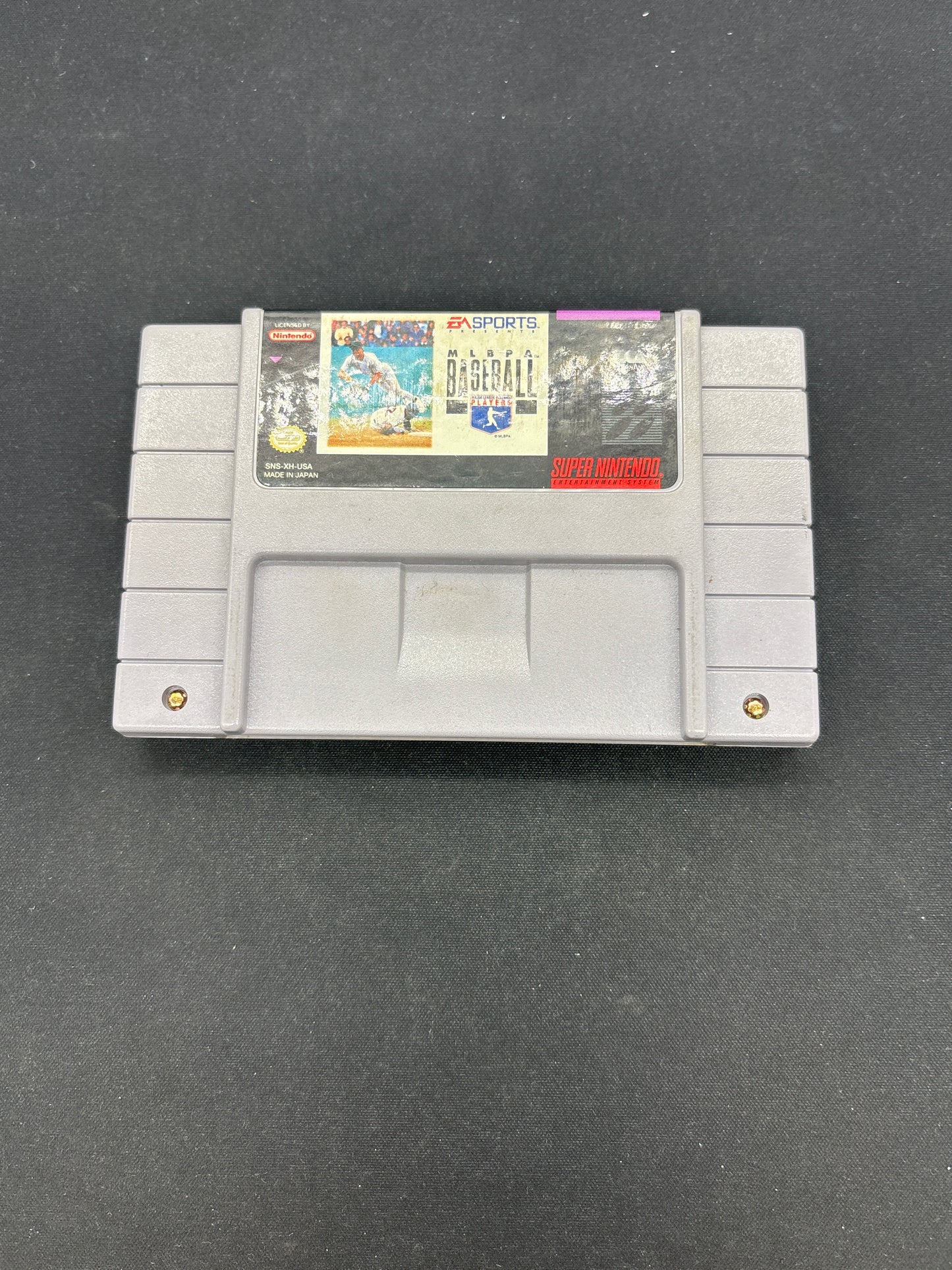 Auction Lot 166: SNES Video Game MLBPA Baseball