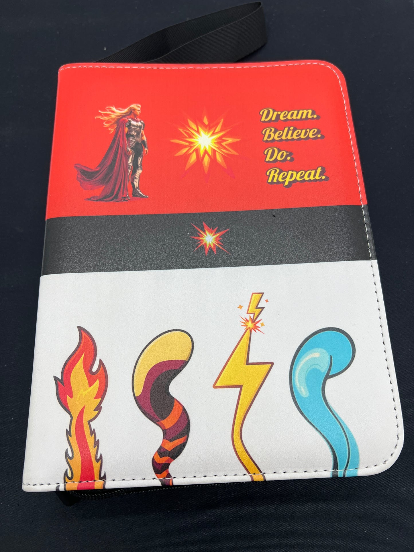 Auction Lot 12: TCG 4 Pocket 2x2 Ring Binder With Pages
